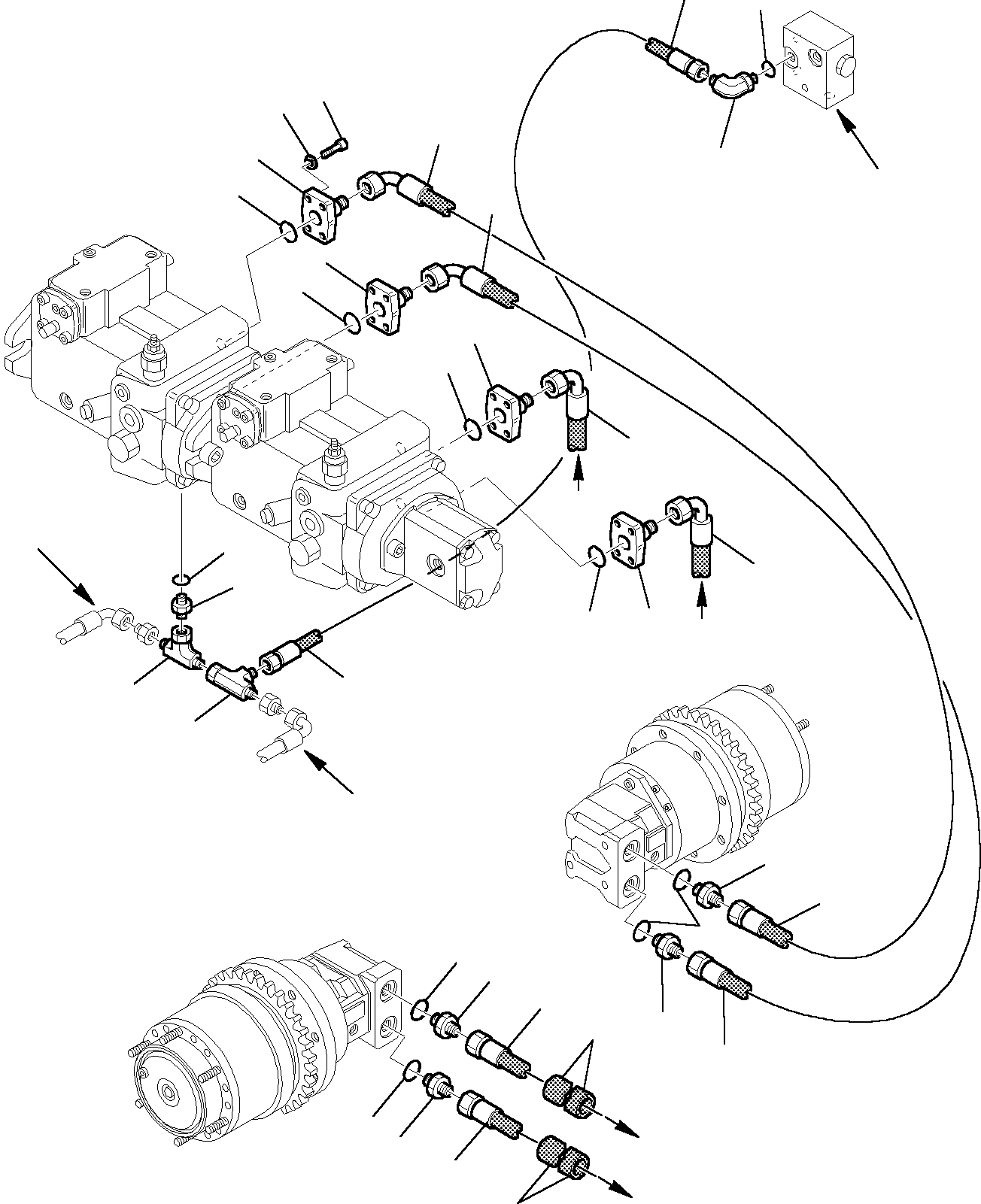 Соединительный штуцер 500352534 KOMATSU