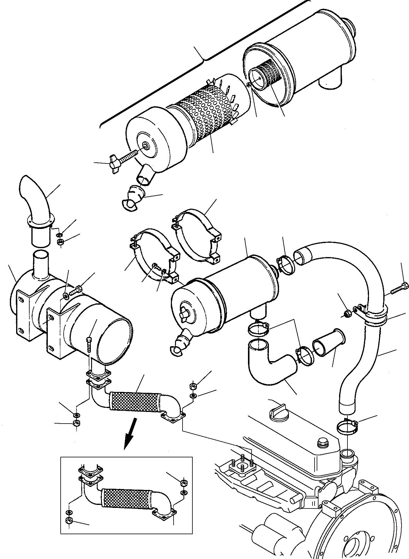 EXHAUST CATALYZER 334441050 KOMATSU