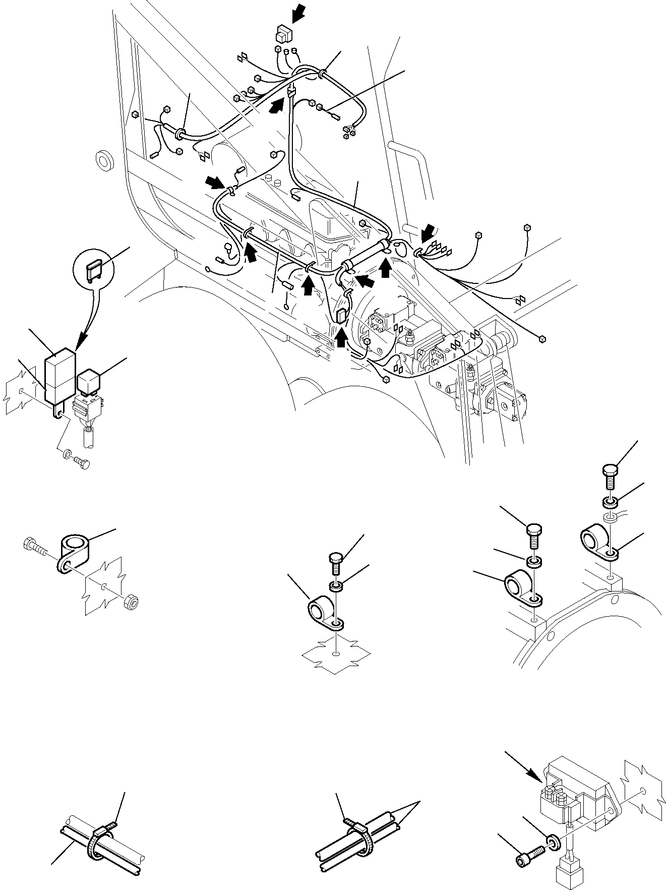 Жгут проводов 885270636 KOMATSU