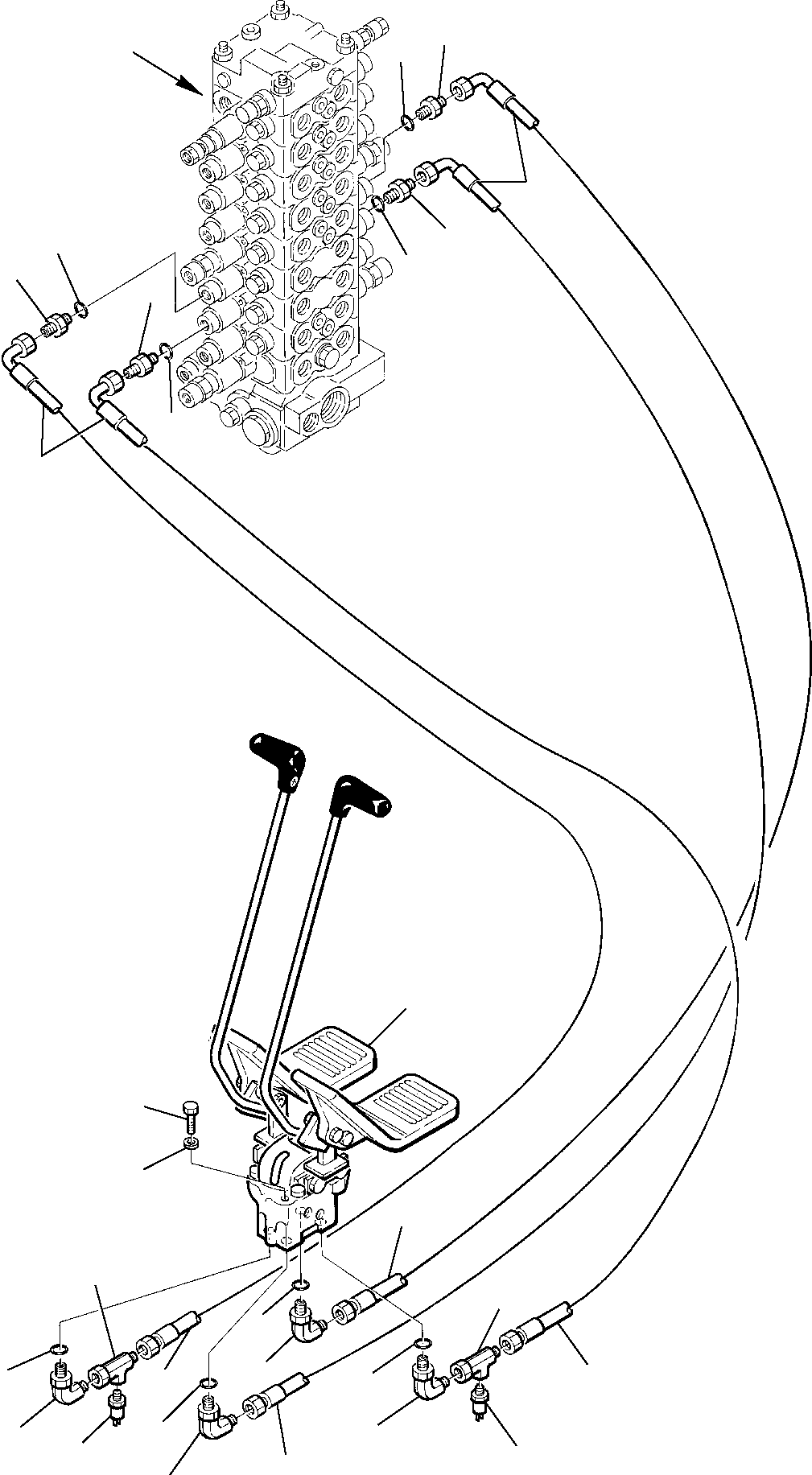 Тройник 21D-62-15570 KOMATSU