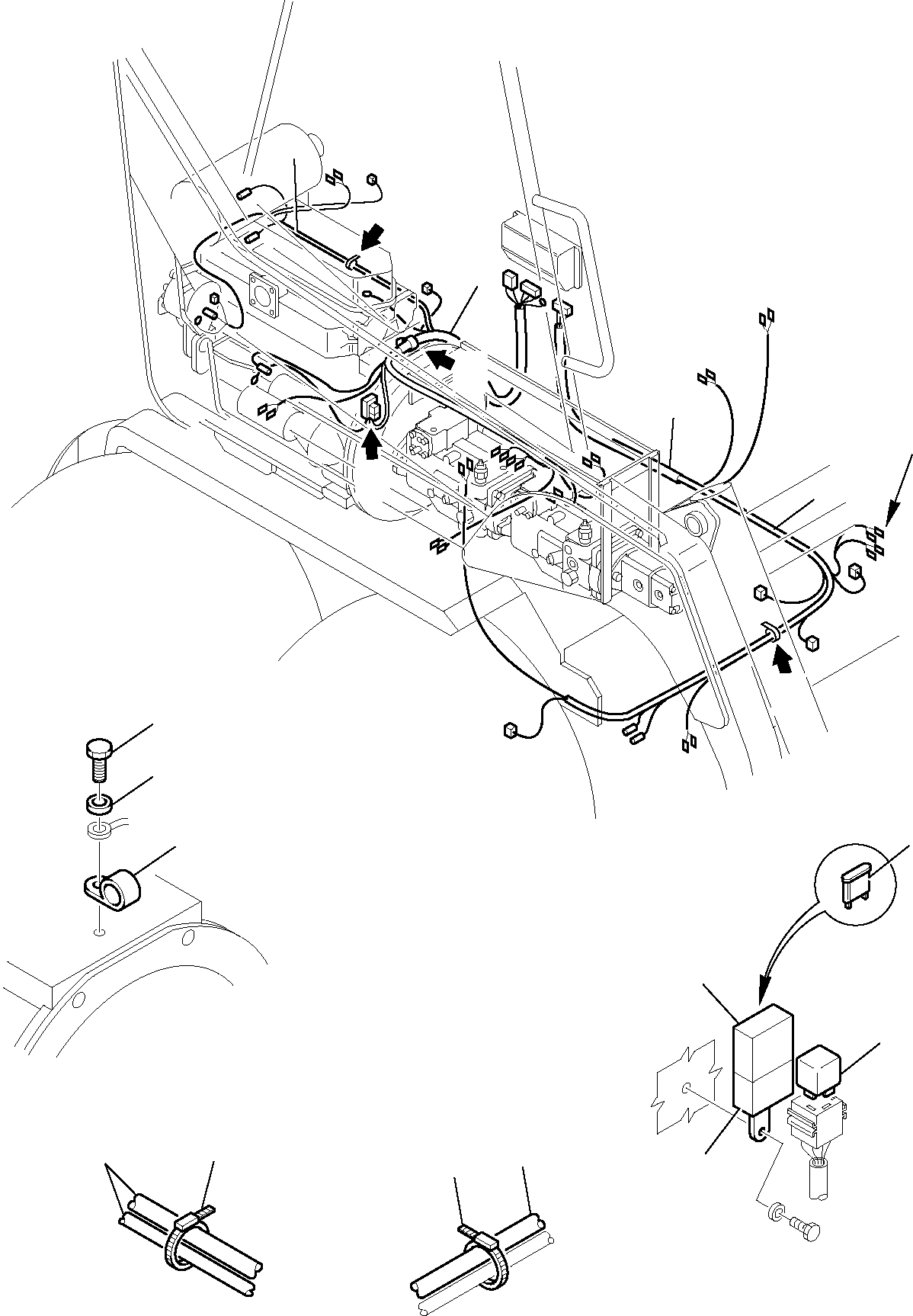 WIRING HARNESS, ASSY. 885270601 KOMATSU