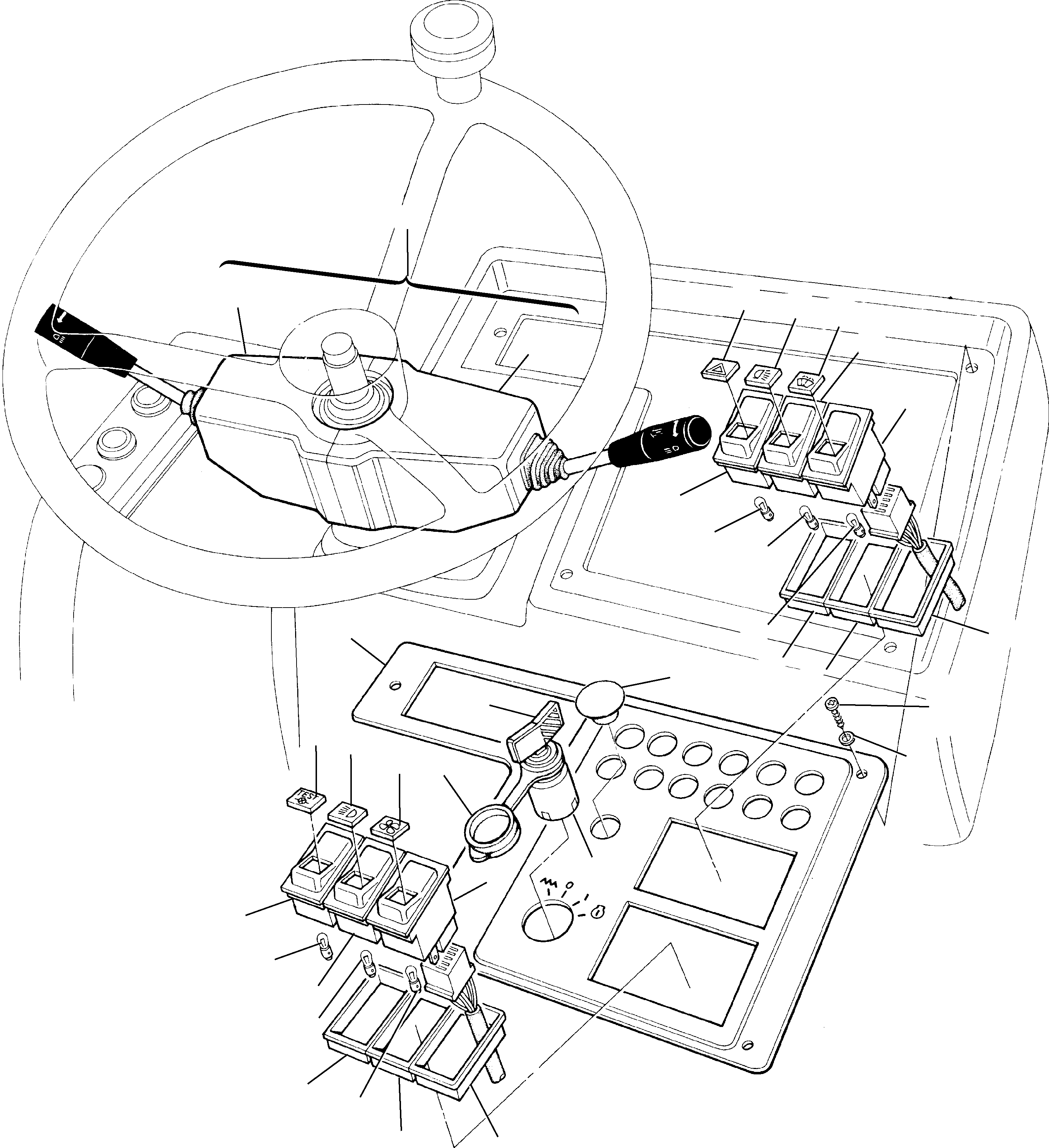 FRONT INSTRUMENT BOARD 360705651 KOMATSU