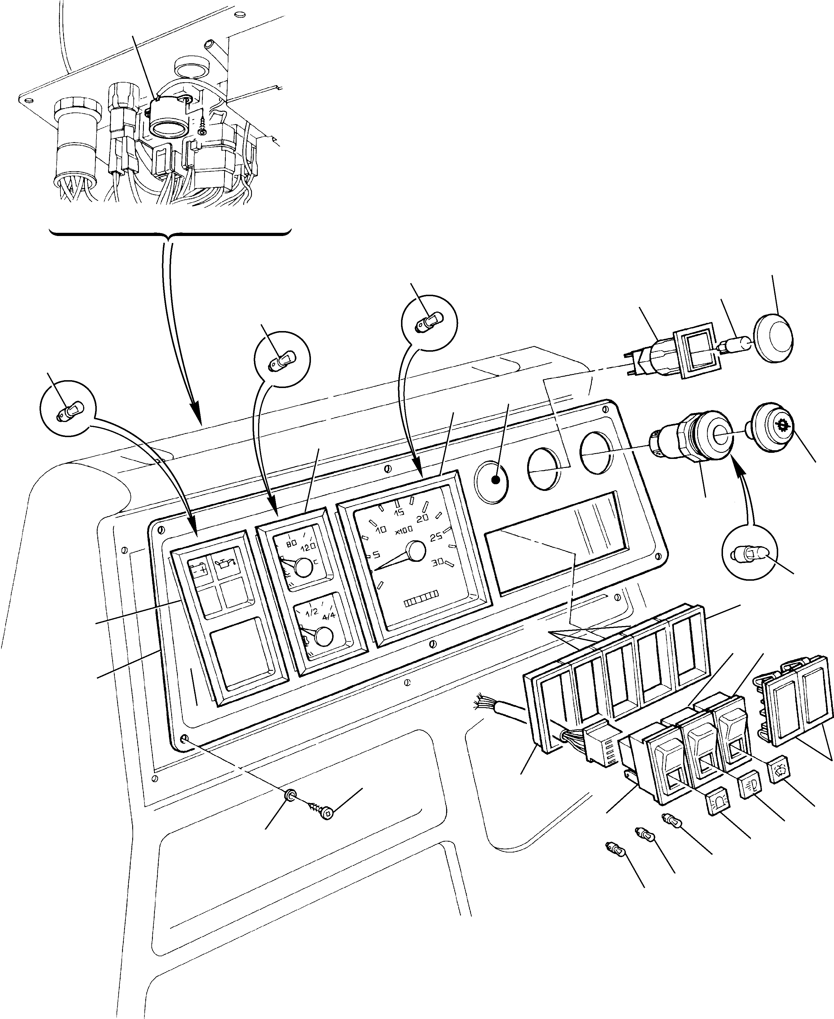 FRONT INSTRUMENT BOARD 360705061 KOMATSU