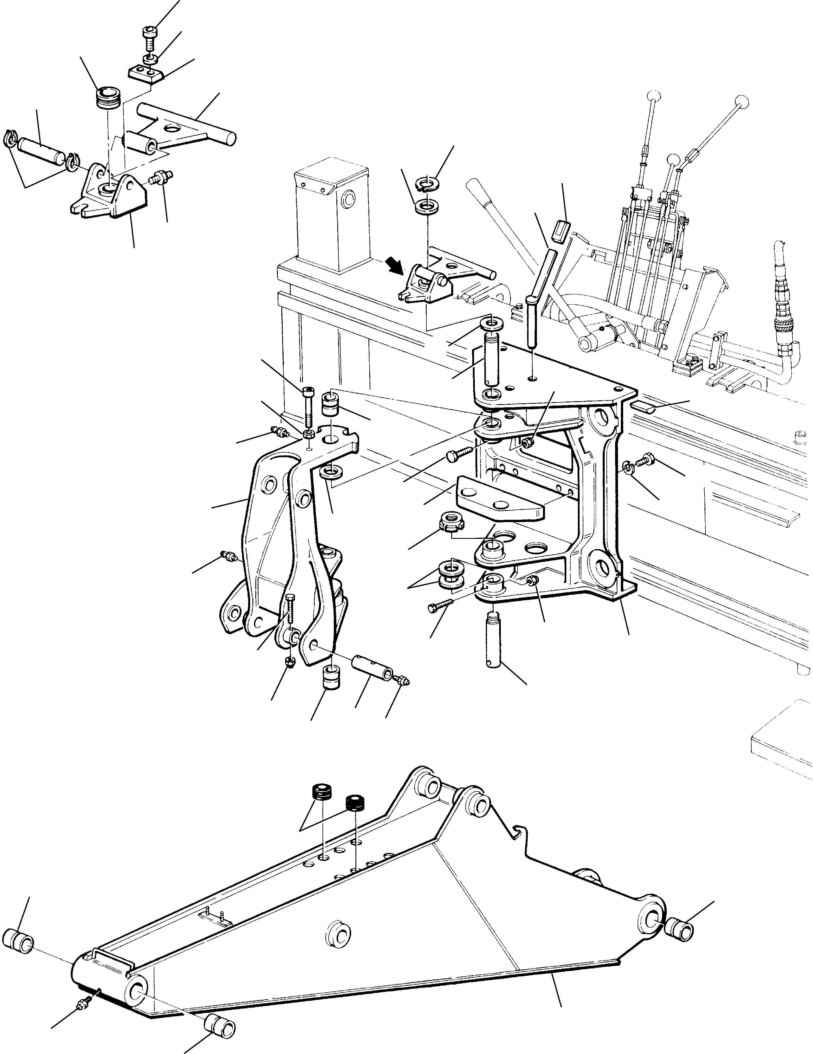 Опора 205531094 KOMATSU