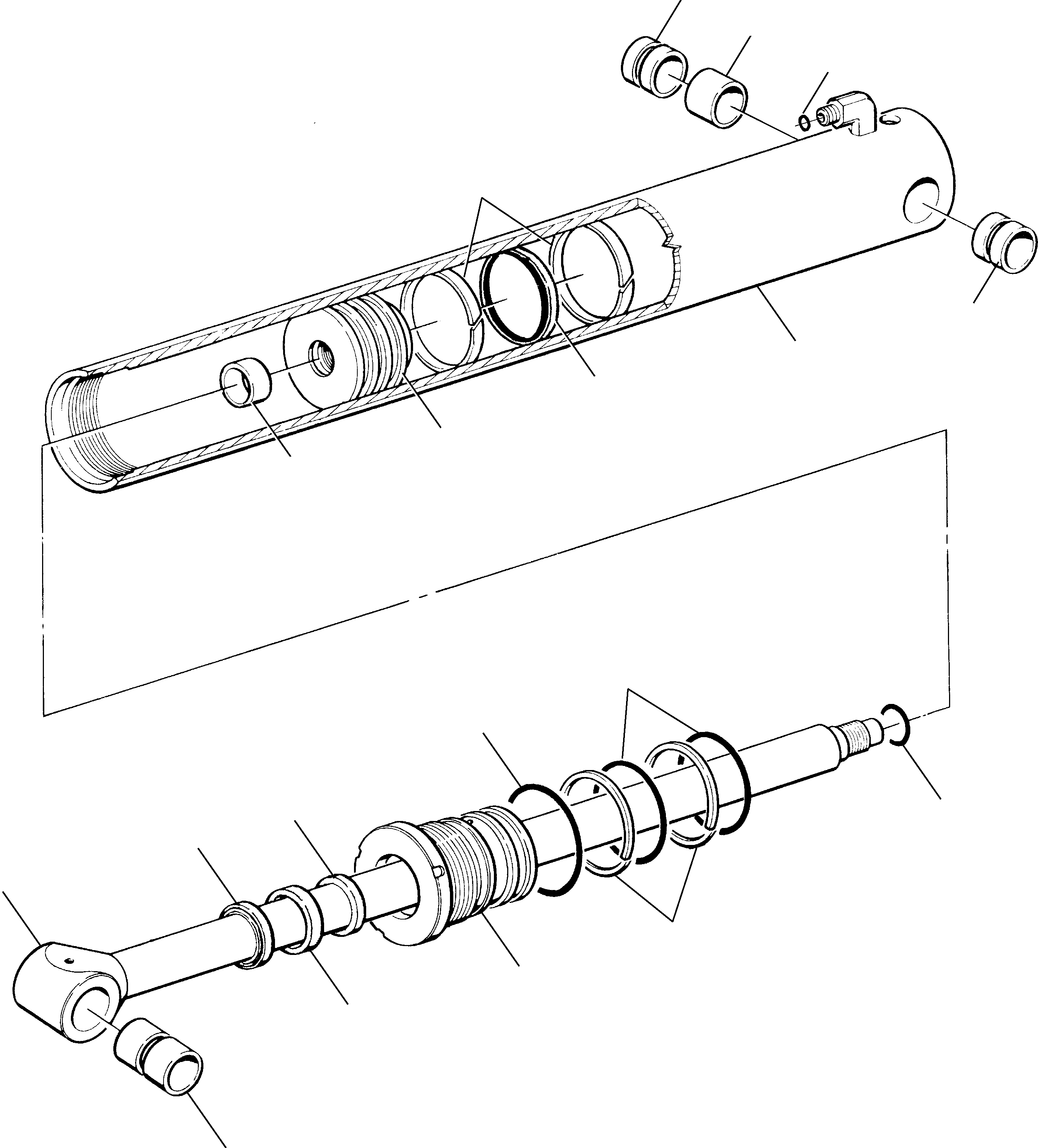 ARM CYLINDER, ASSY. 395002007 KOMATSU
