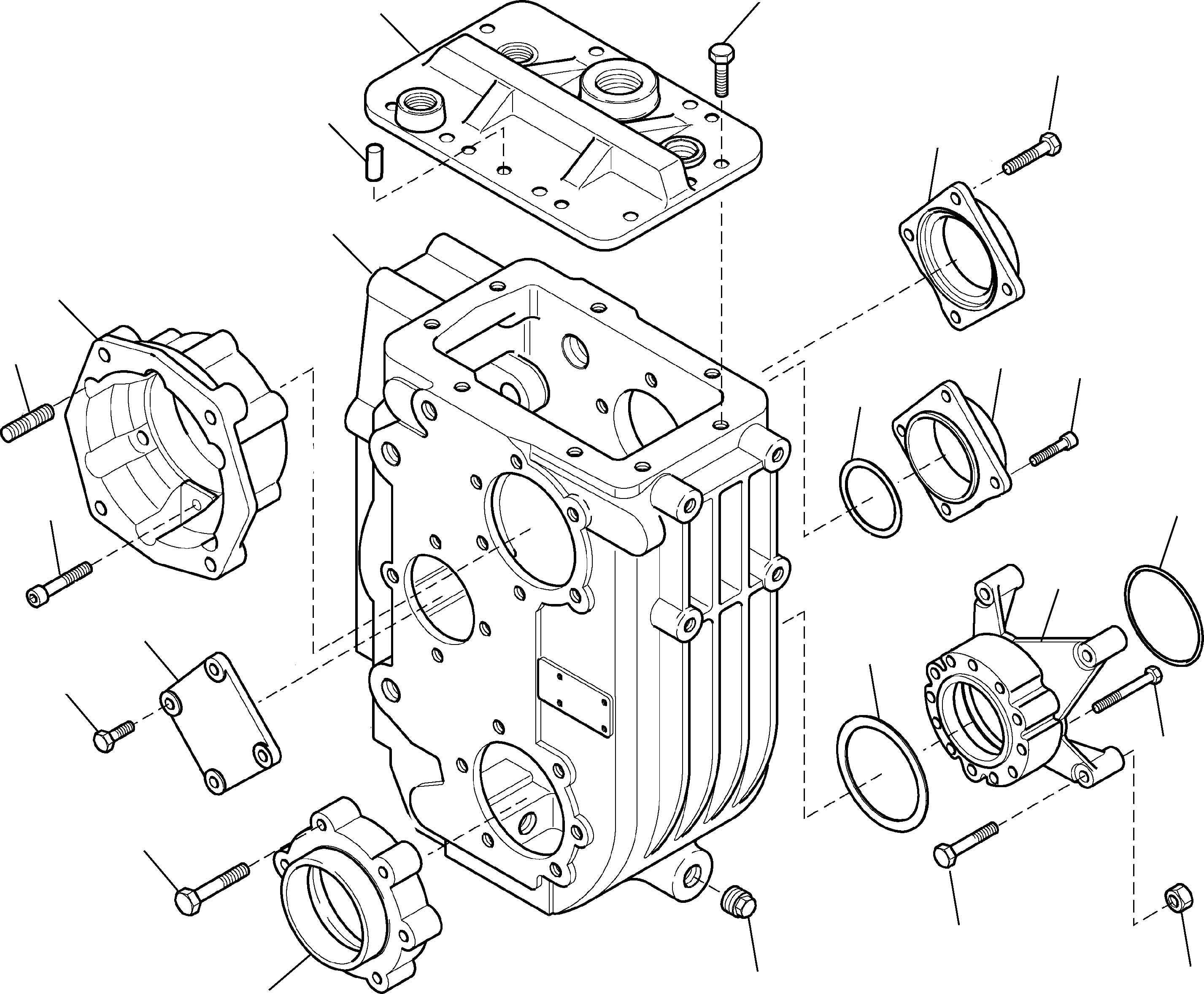 FRONT AXLE, ASSY. (200040631) KOMATSU