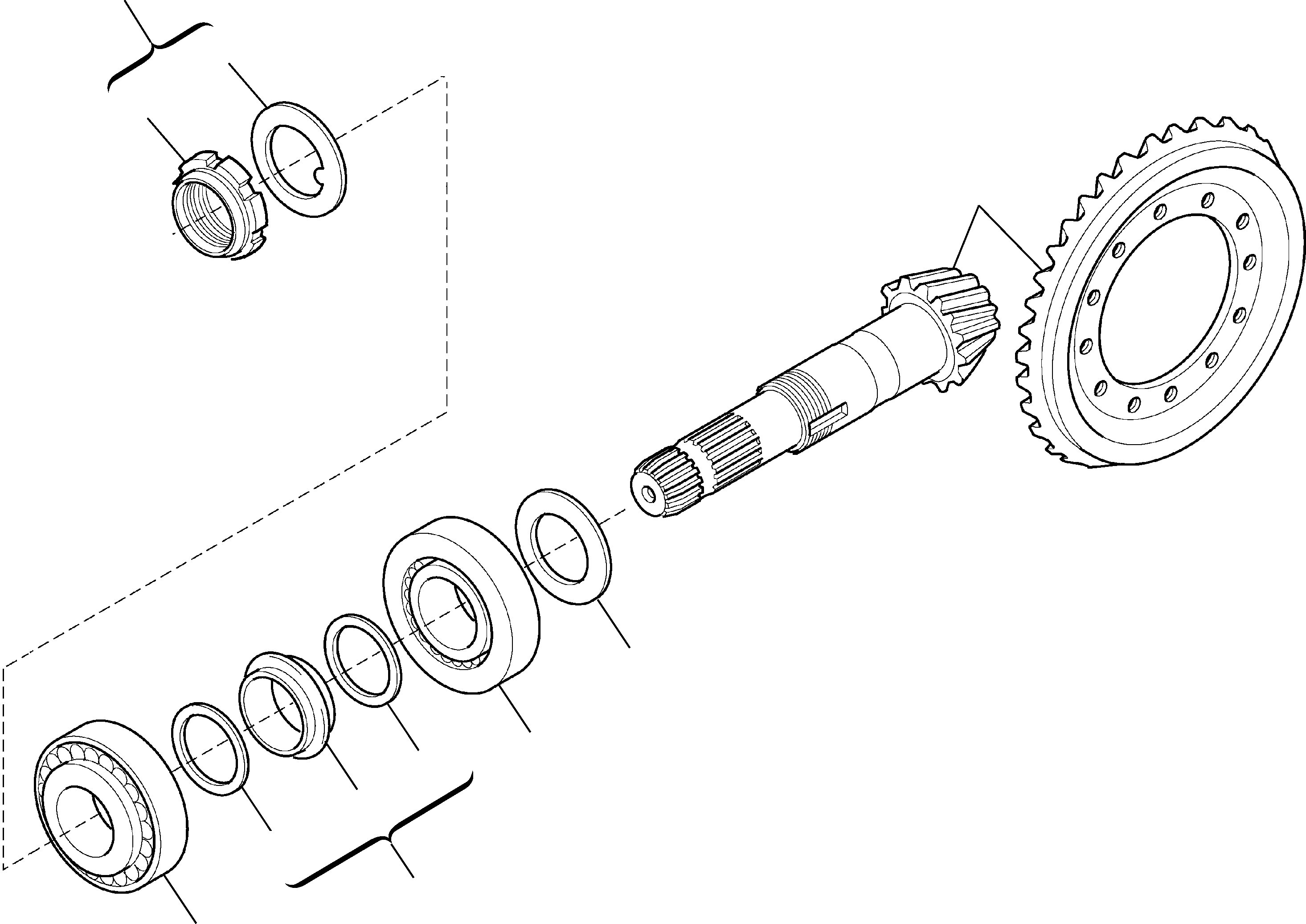 BEVEL GEAR SET CA0065528 KOMATSU