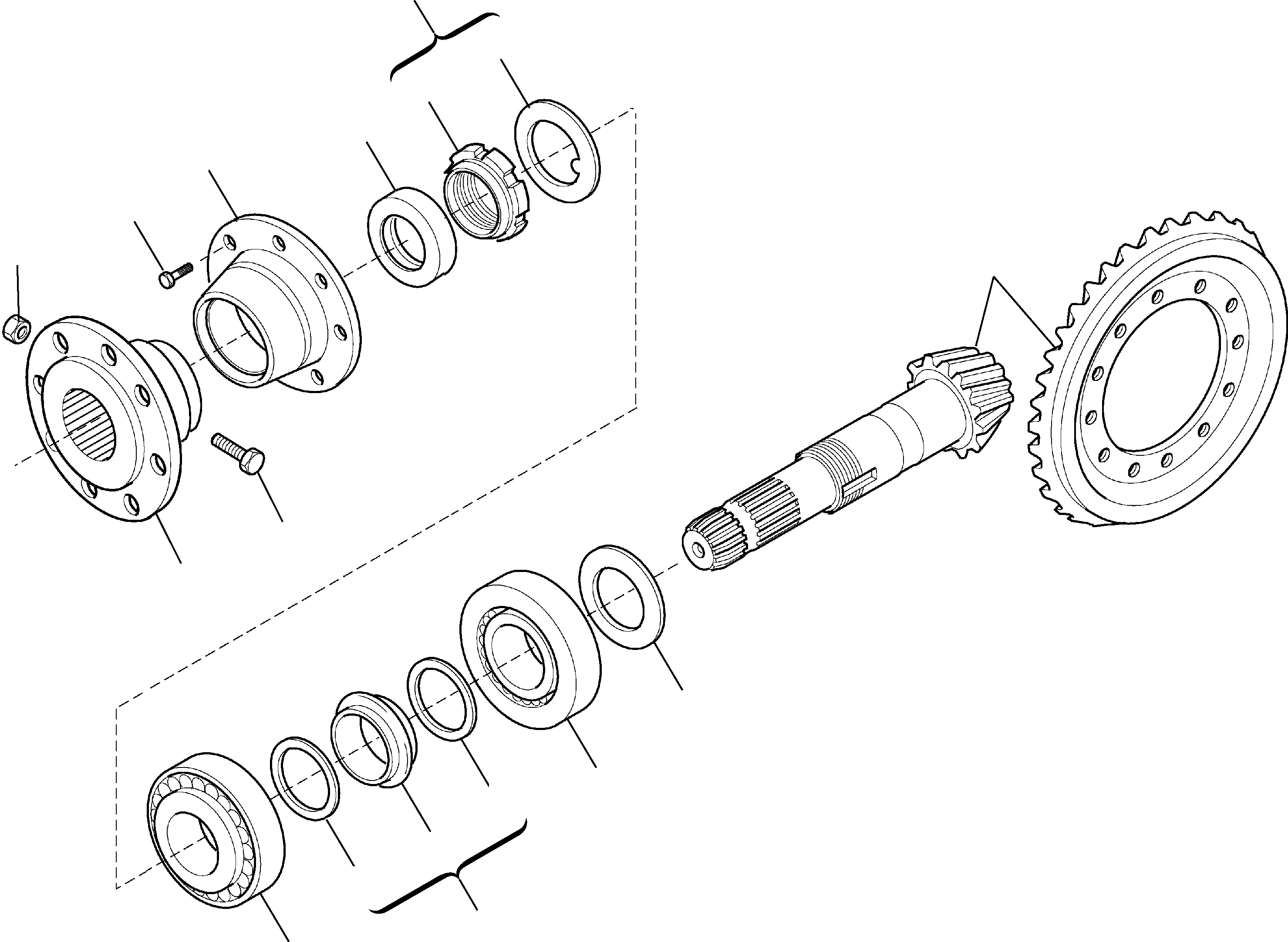 Фланец CA0116370 KOMATSU