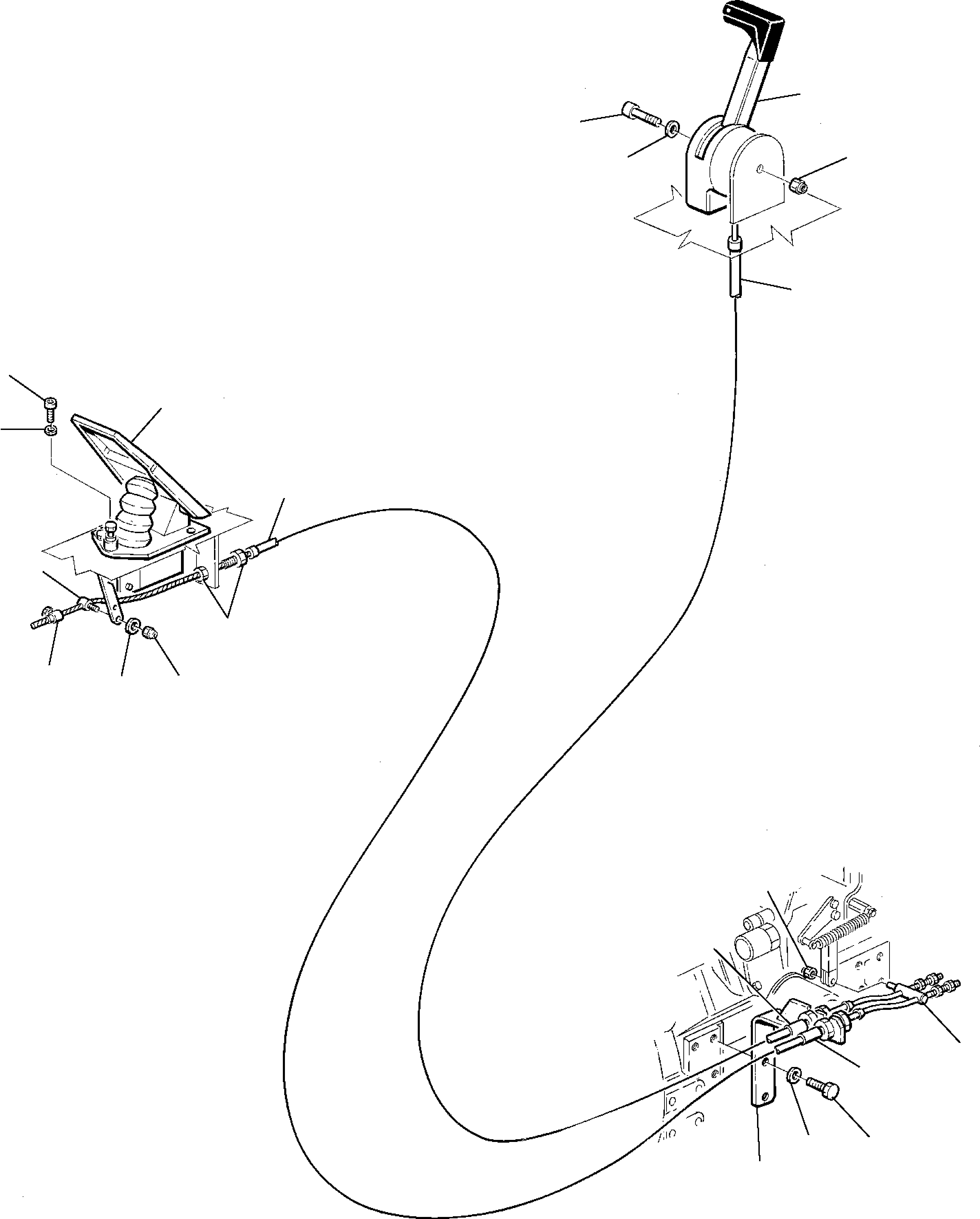 Кабель 360708074 KOMATSU
