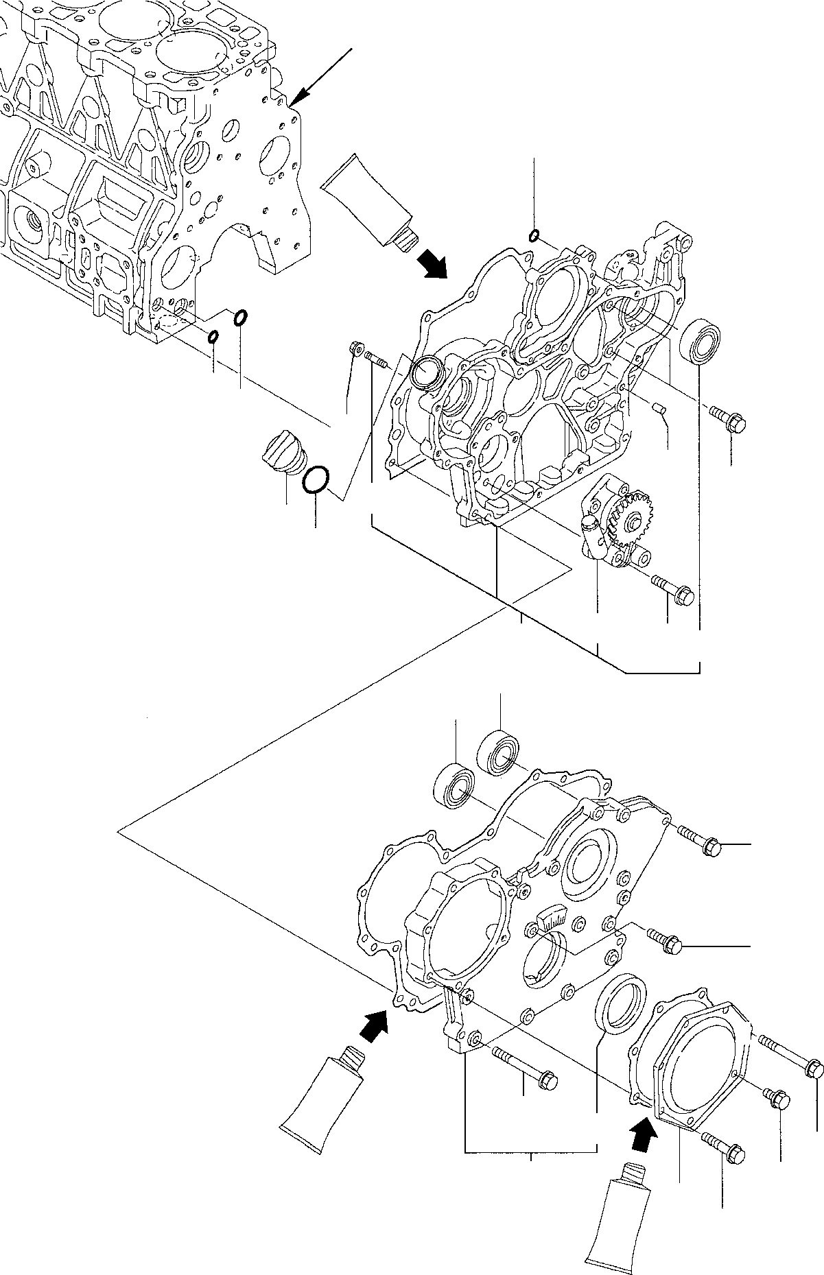 Подшипник YM129900-14140 KOMATSU