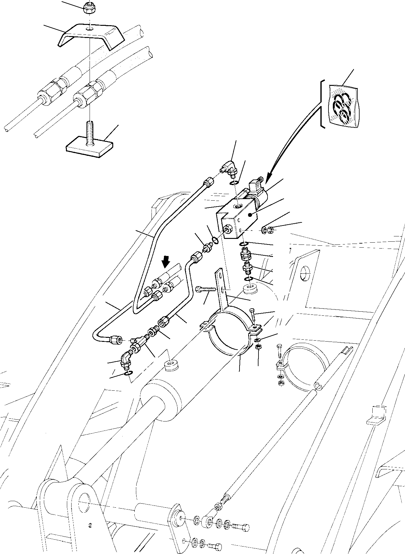 Труба 355637052 KOMATSU