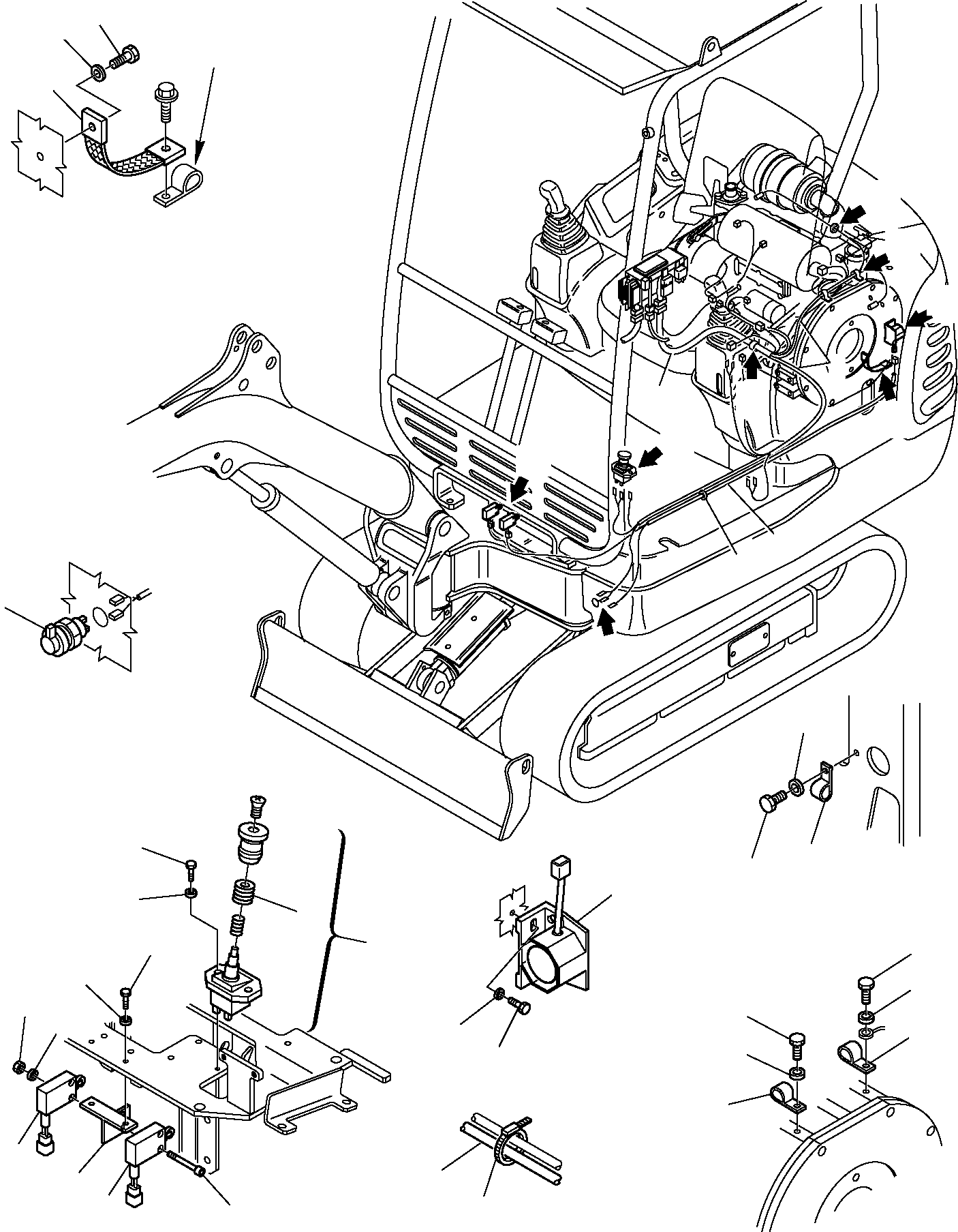 Опора 3F0578073 KOMATSU