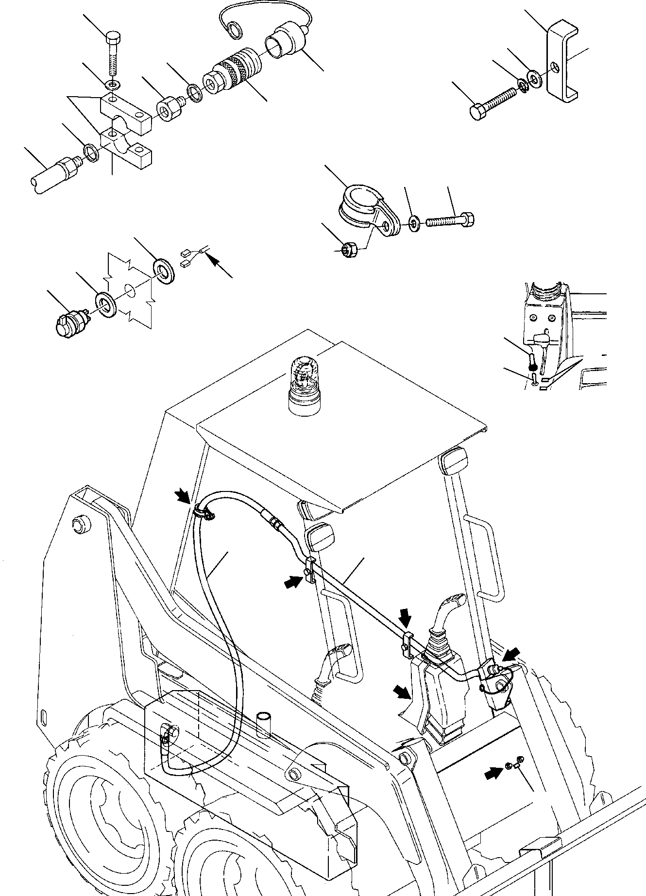 Соединительный штуцер 390021058 KOMATSU