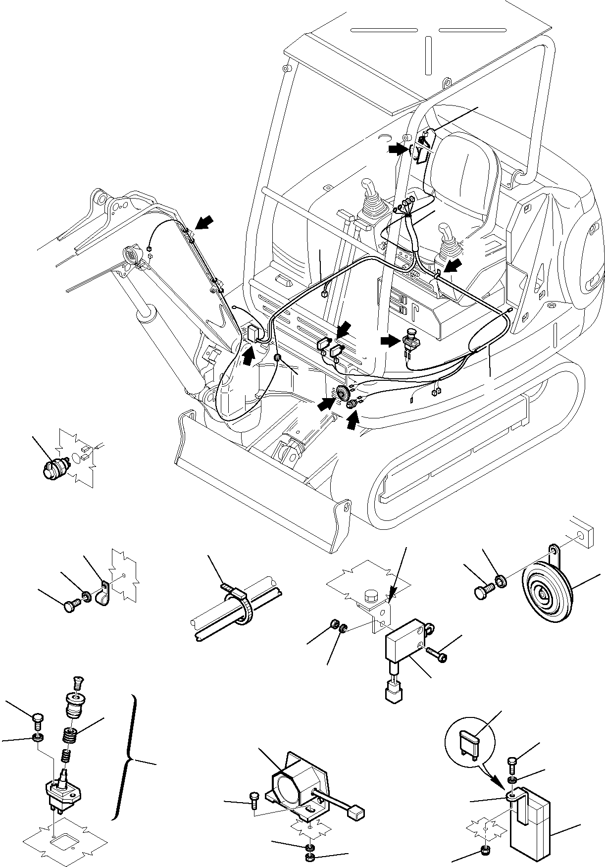 WIRING 885270654 KOMATSU