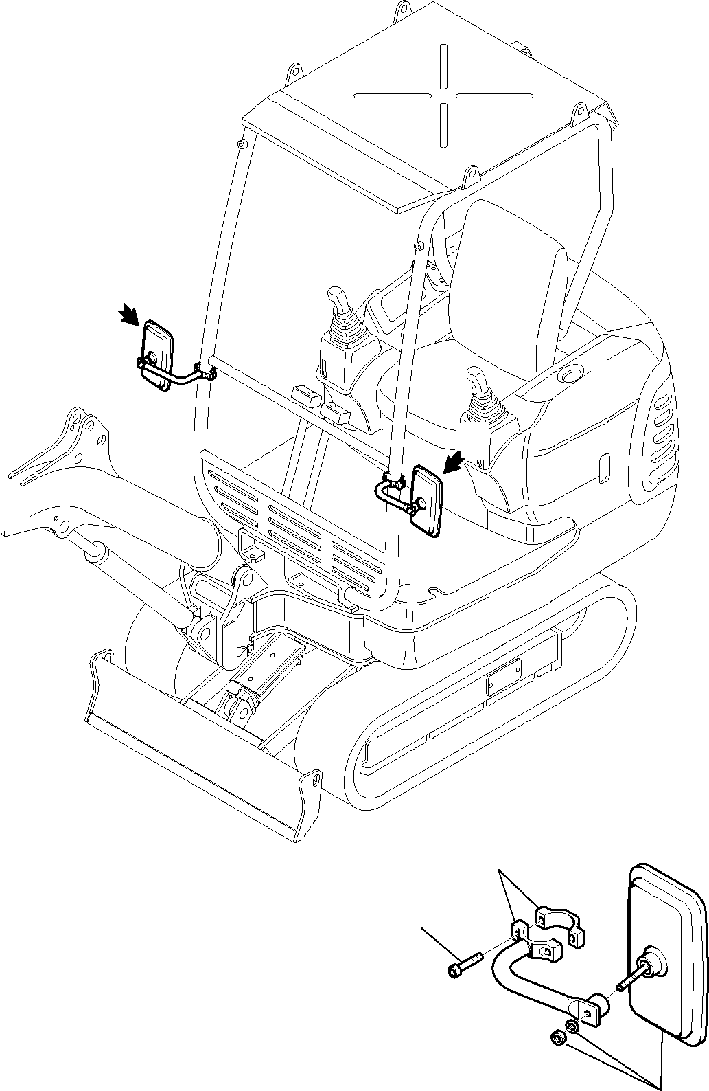 Опора 3F0545059 KOMATSU