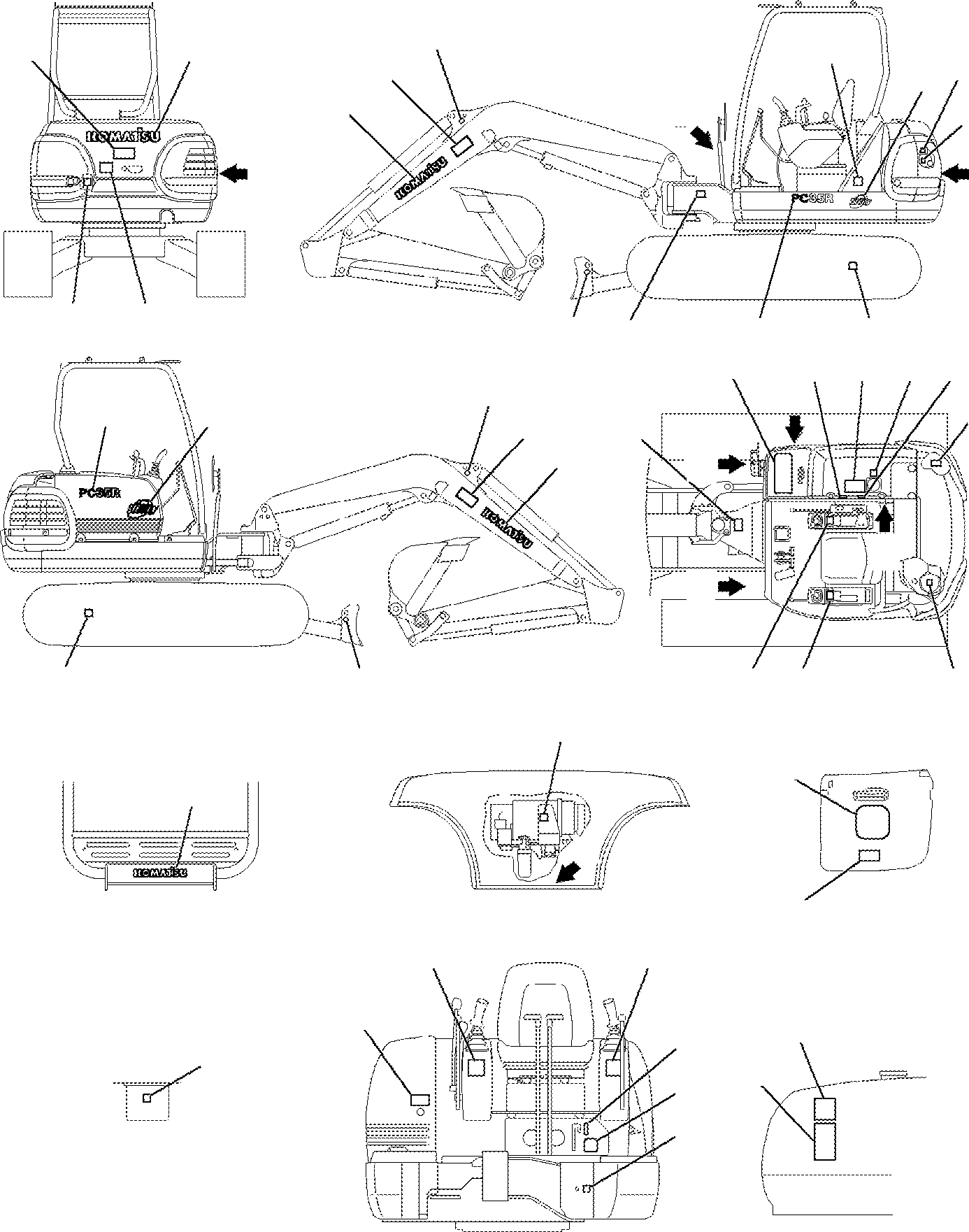 KIT, MARK PLATE 816214569 KOMATSU