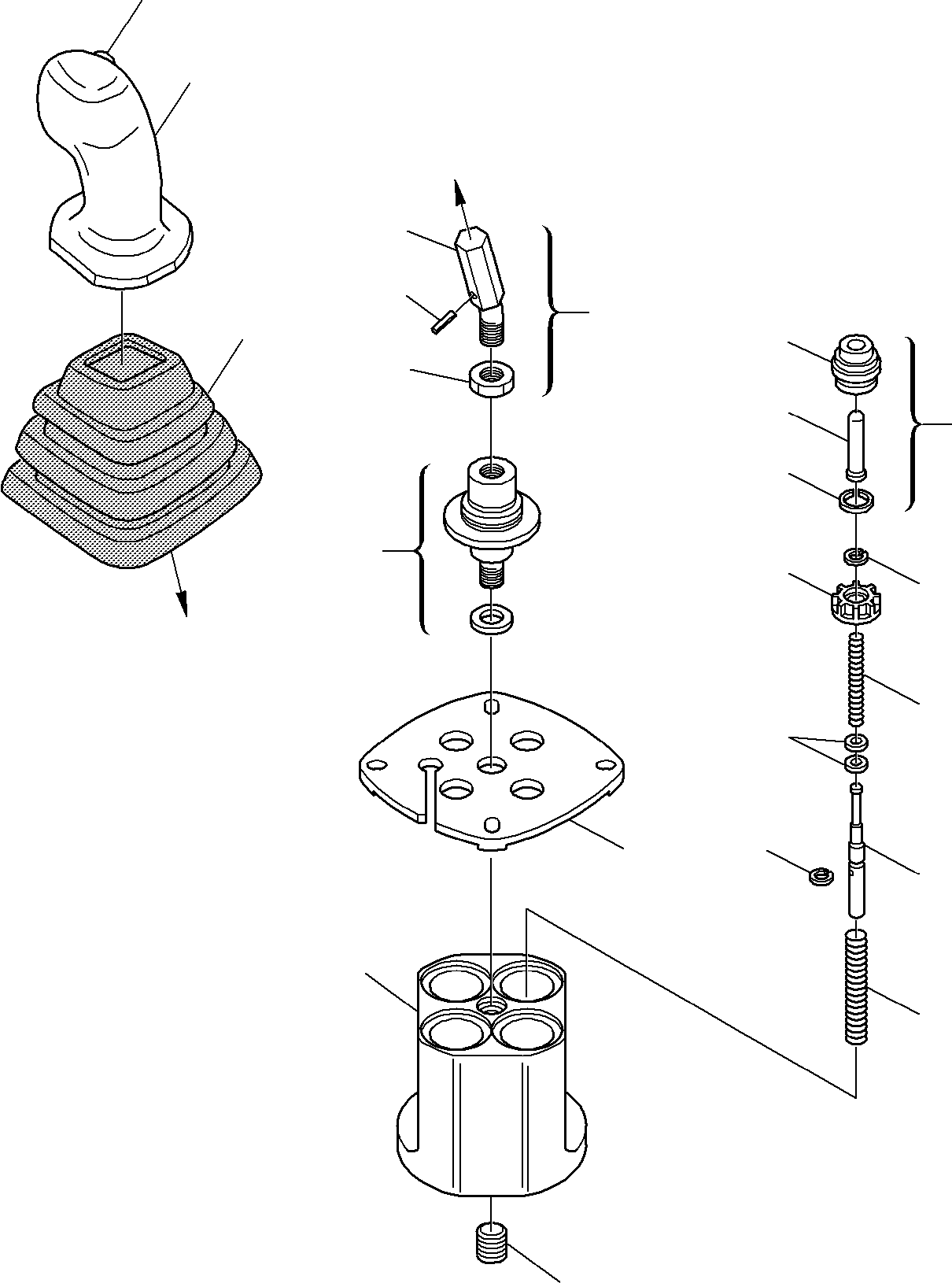 PPC VALVE, R.H. 844020252 KOMATSU