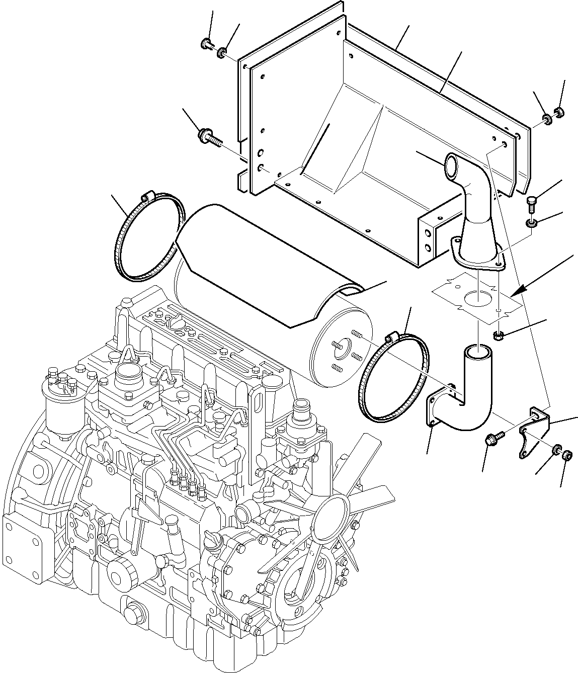 PROTECTION, ASSY. 21D-01-13330 KOMATSU