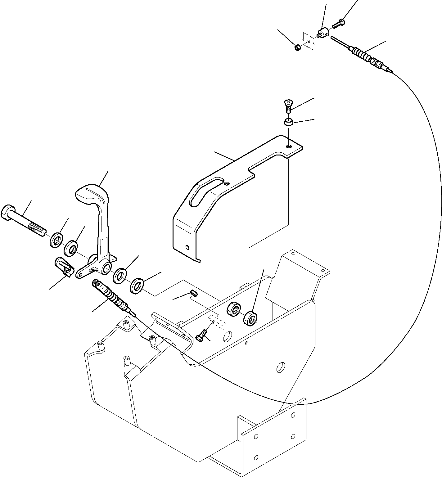 Кабель 3F2034051 KOMATSU