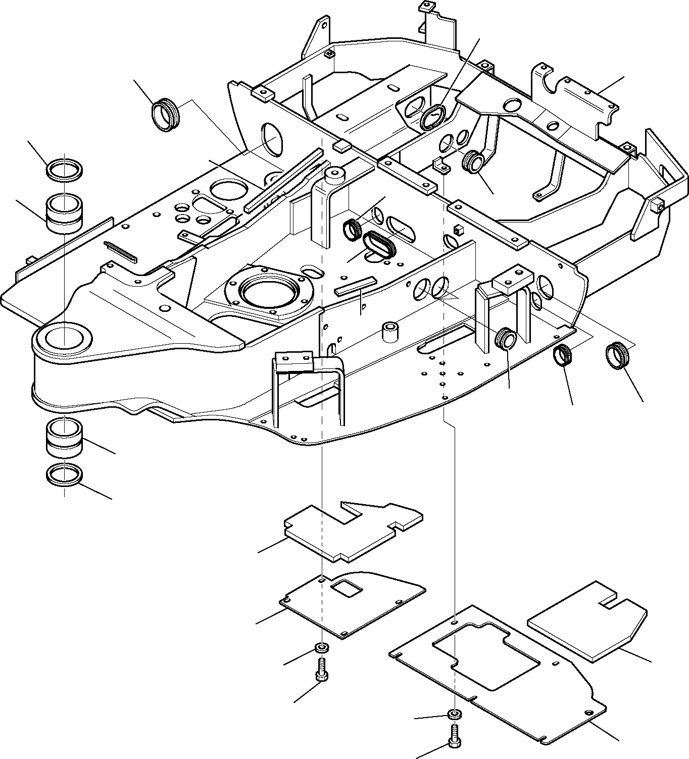 FRAME, REVOLVING 3F3035061 KOMATSU