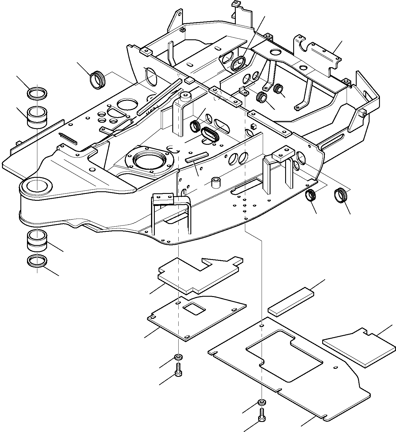 FRAME, REVOLVING 3F4535069 KOMATSU