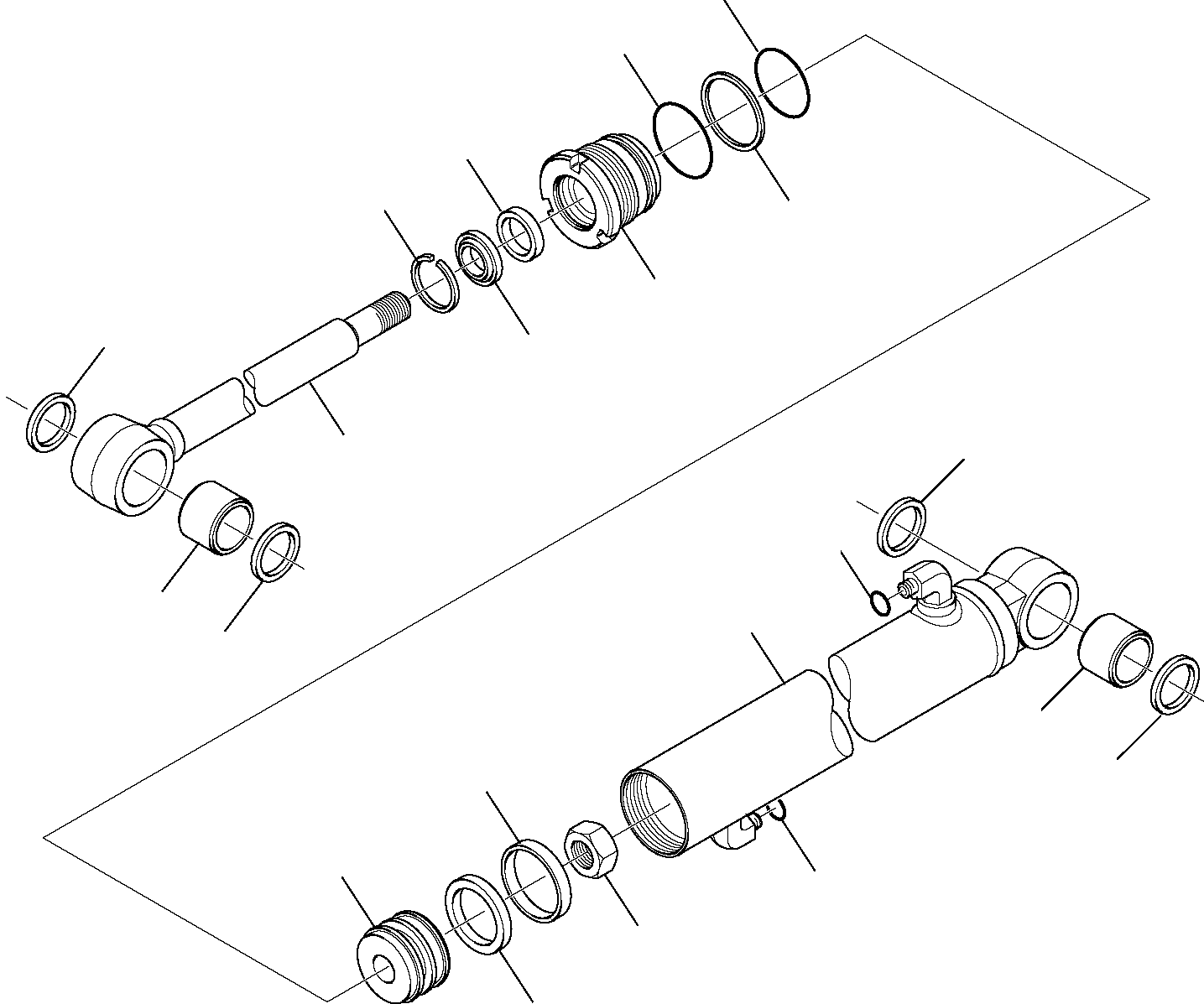 Шток поршня 37B-6C-11B20 KOMATSU