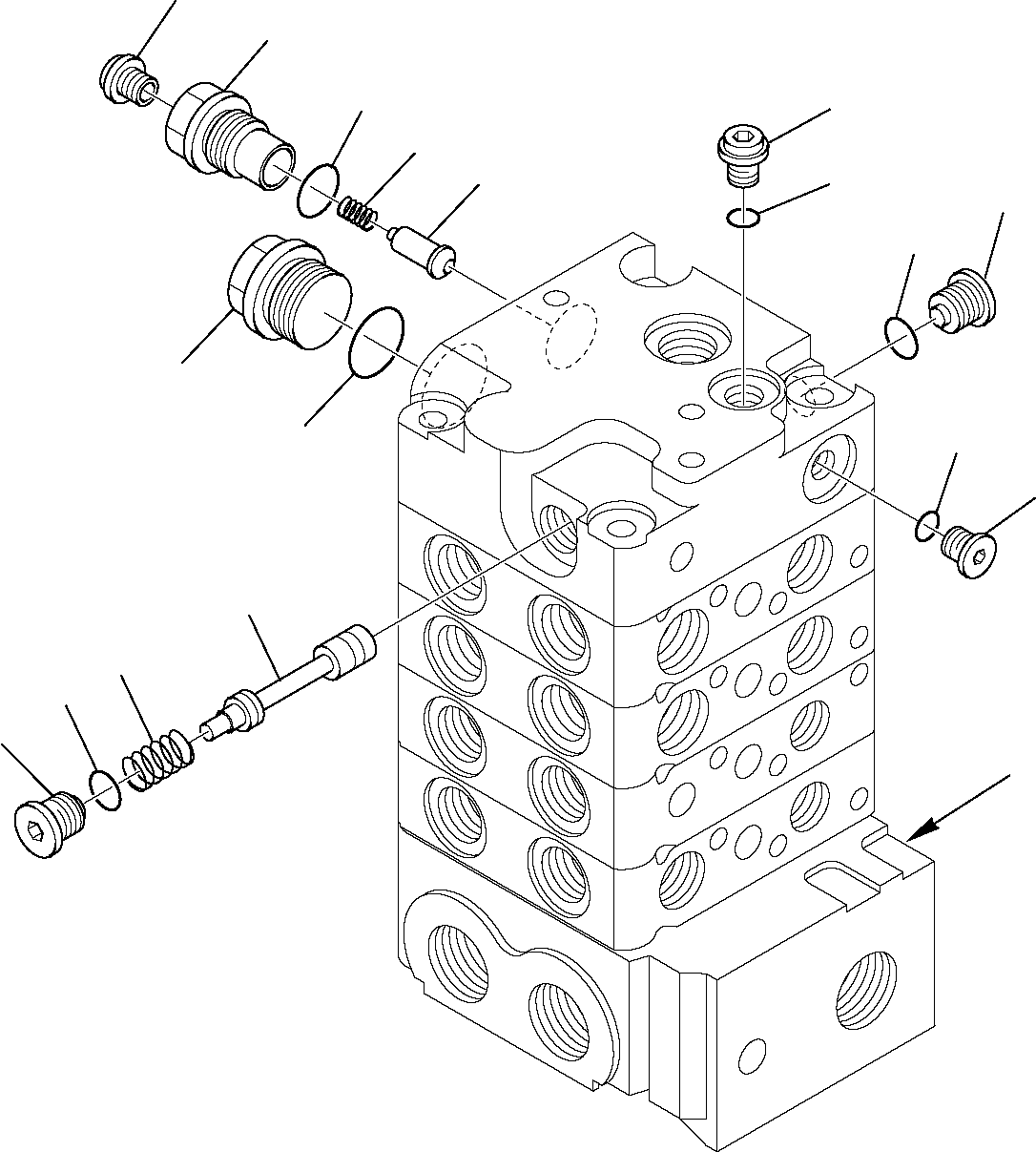Пробка 723-11-28650 KOMATSU