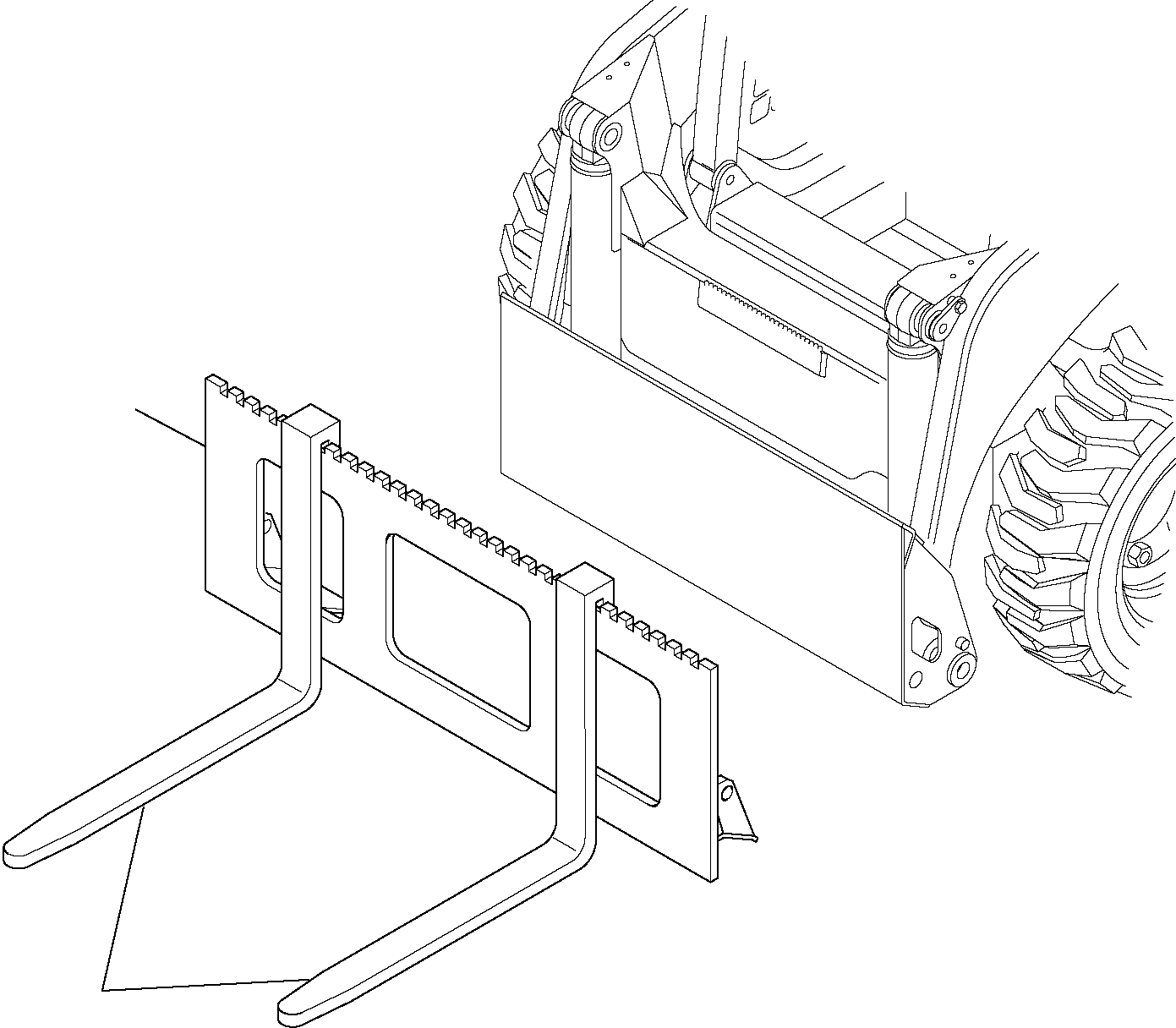 FORK 827220060 KOMATSU