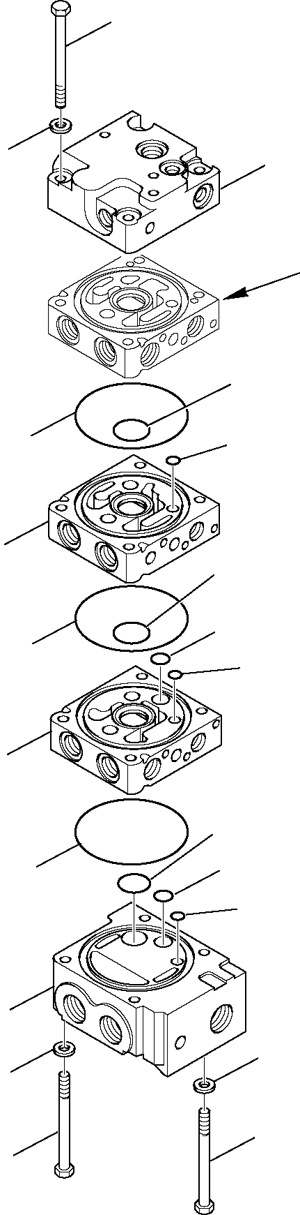 CONTROL VALVE, ASSY. (HIGH-FLOW VERSION) 723-13-12600 KOMATSU