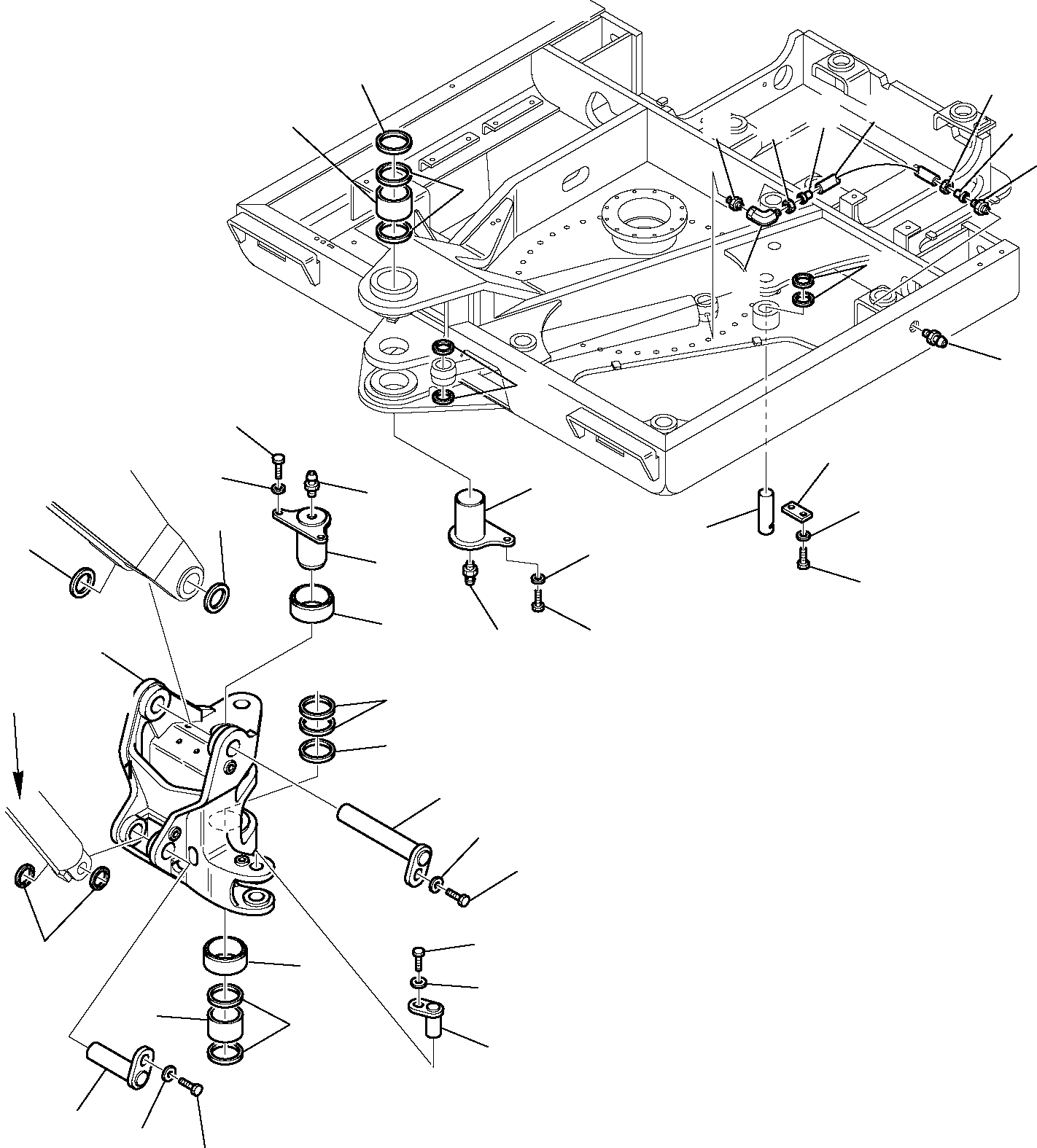 Палец 21D-70-14210 KOMATSU