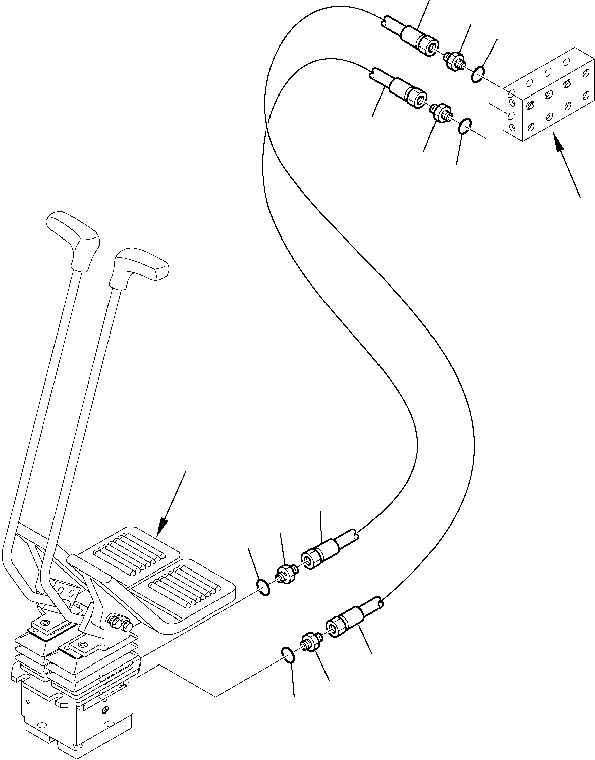 Шланг 21D-09-94680 KOMATSU