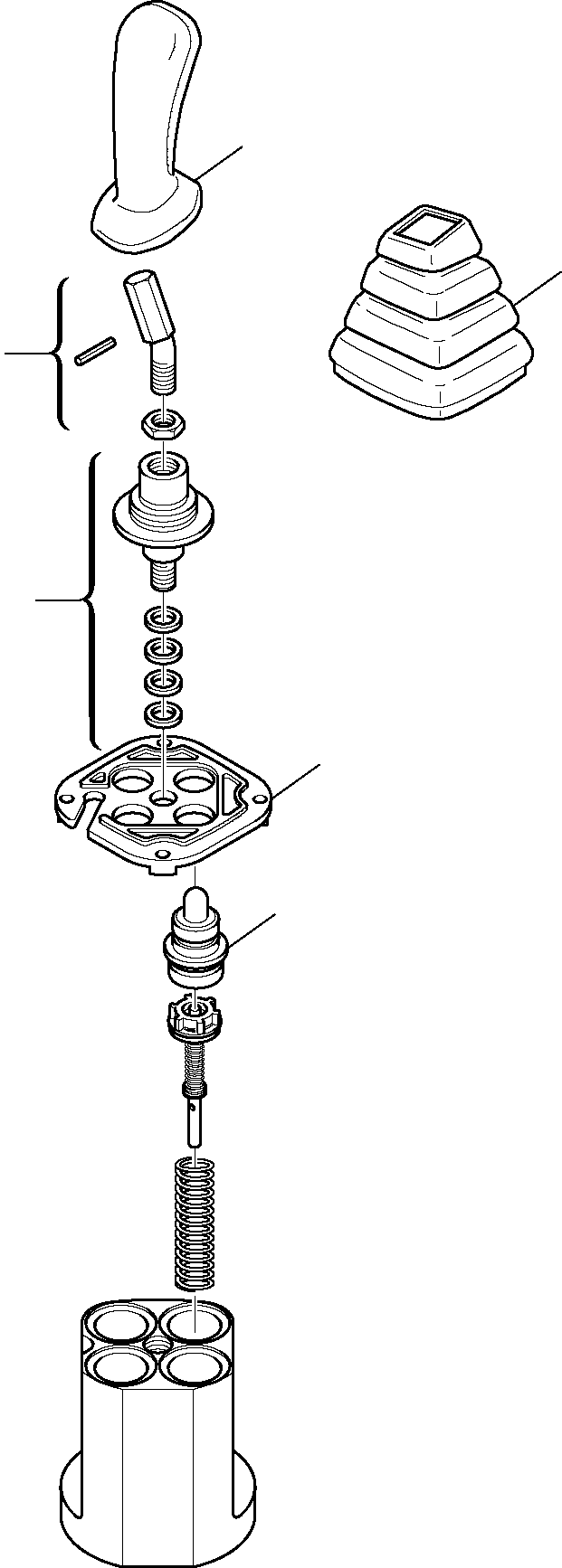 PPC VALVE, L.H. 22E-60-12920 KOMATSU