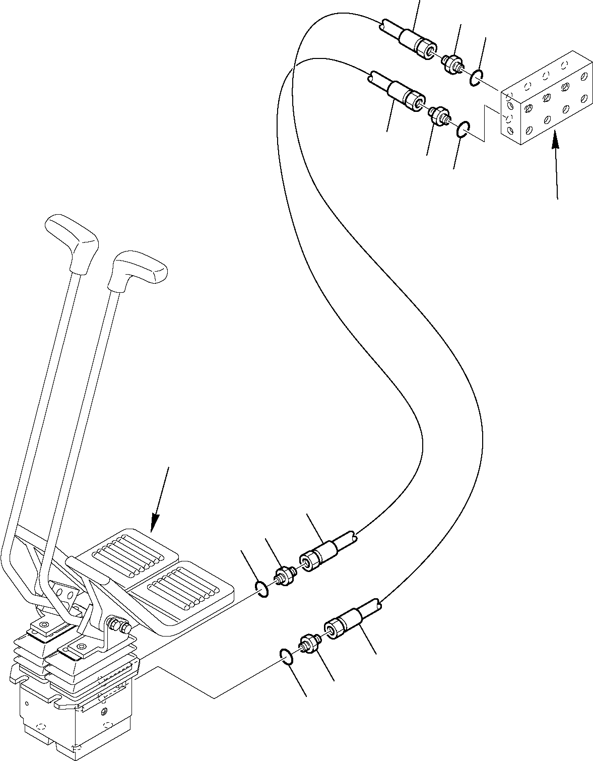 Шланг (21D-09-94680) KOMATSU