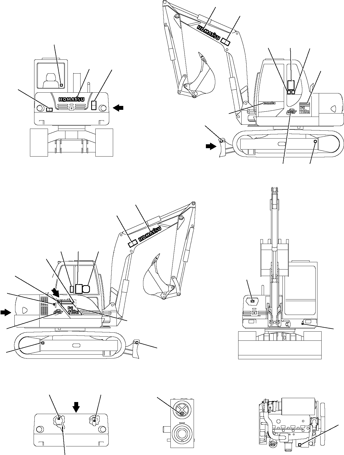 Пластина 22E-98-11250 KOMATSU
