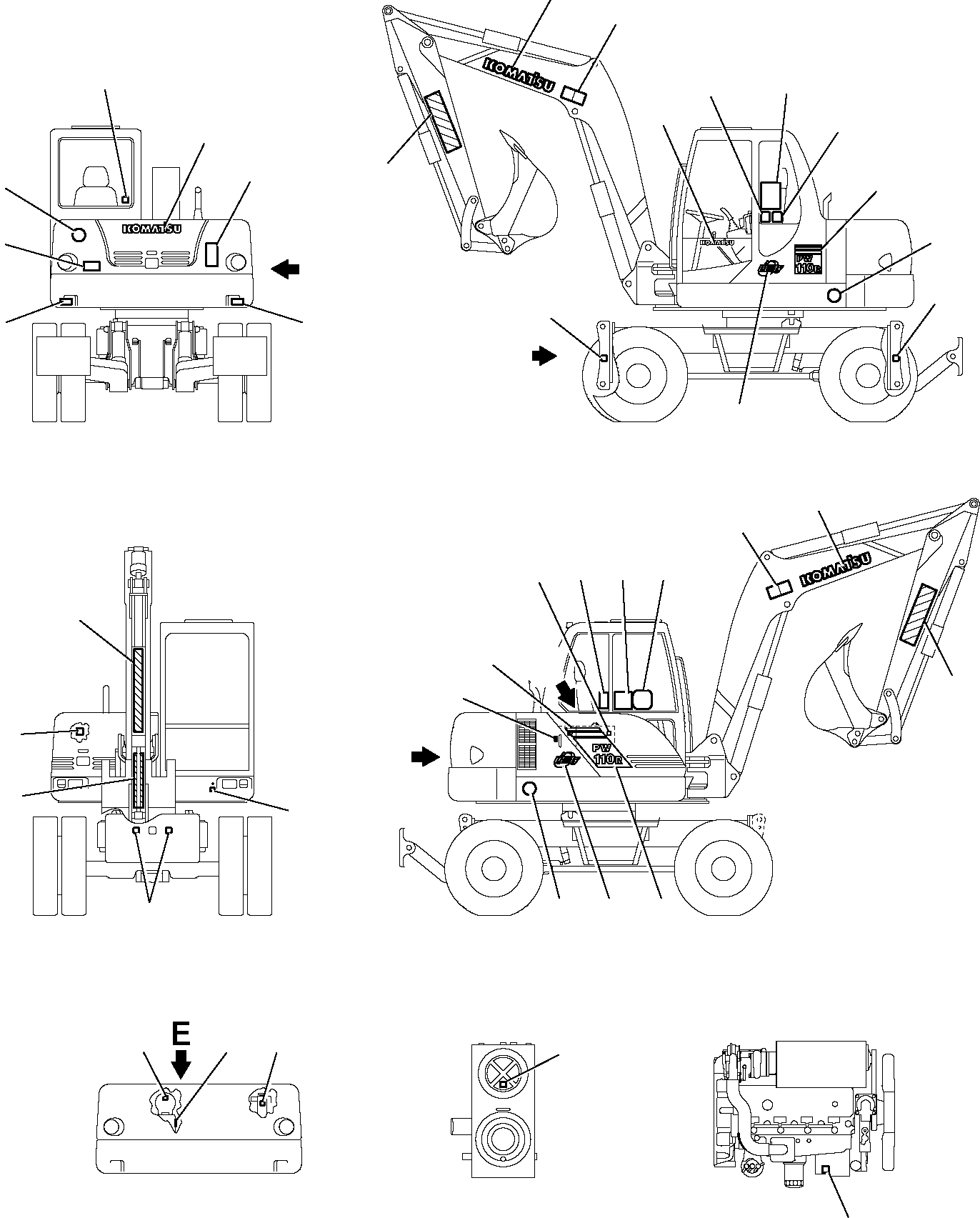 MARK PLATE KIT 226-98-11400 KOMATSU