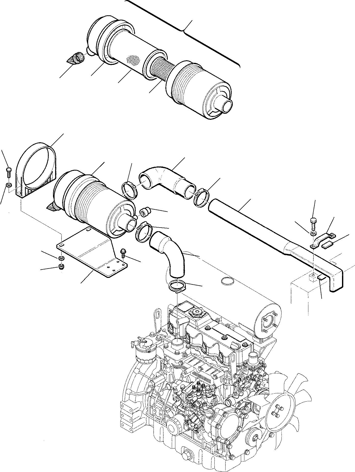 PIPE, SUCTION 22E-02-11170 KOMATSU