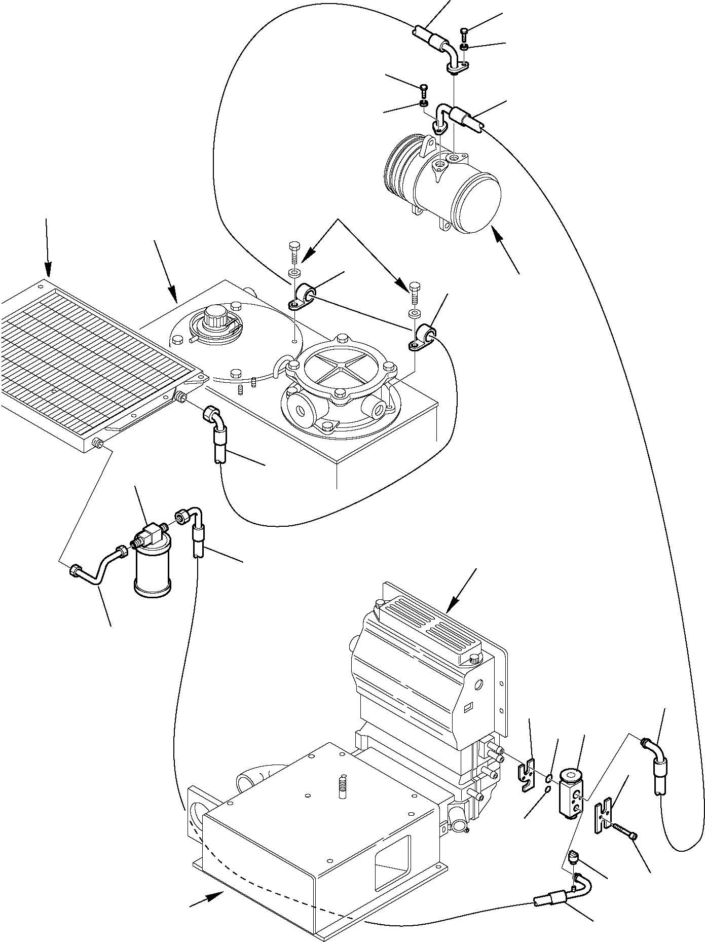 CONDENSOR, ASSY. 22E-979-1501 KOMATSU