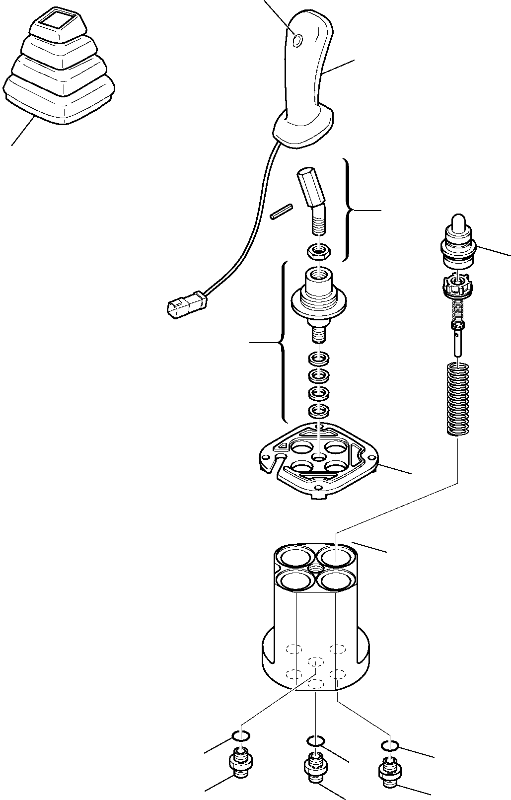 PPC VALVE, R.H. 844020269 KOMATSU