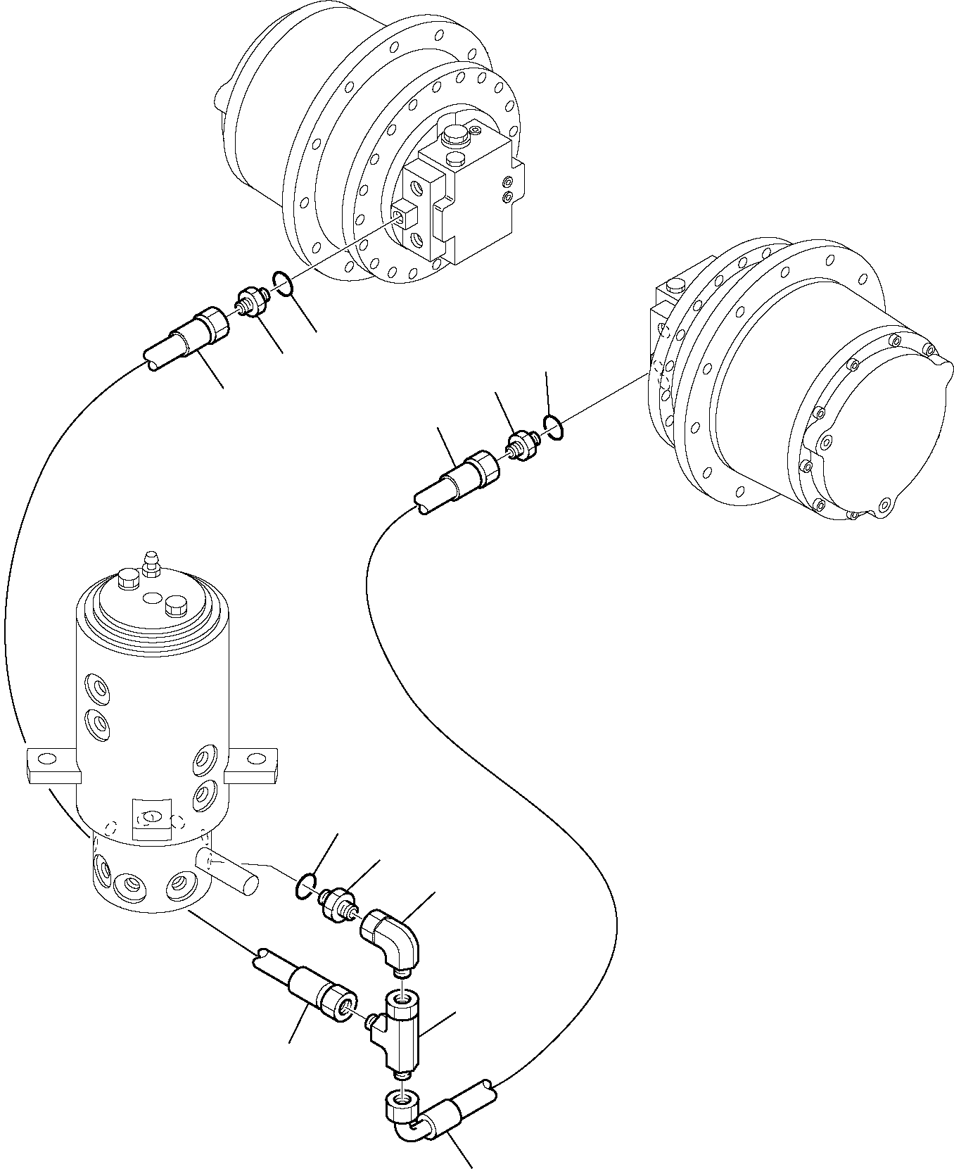 Шланг 21D-09-98830 KOMATSU
