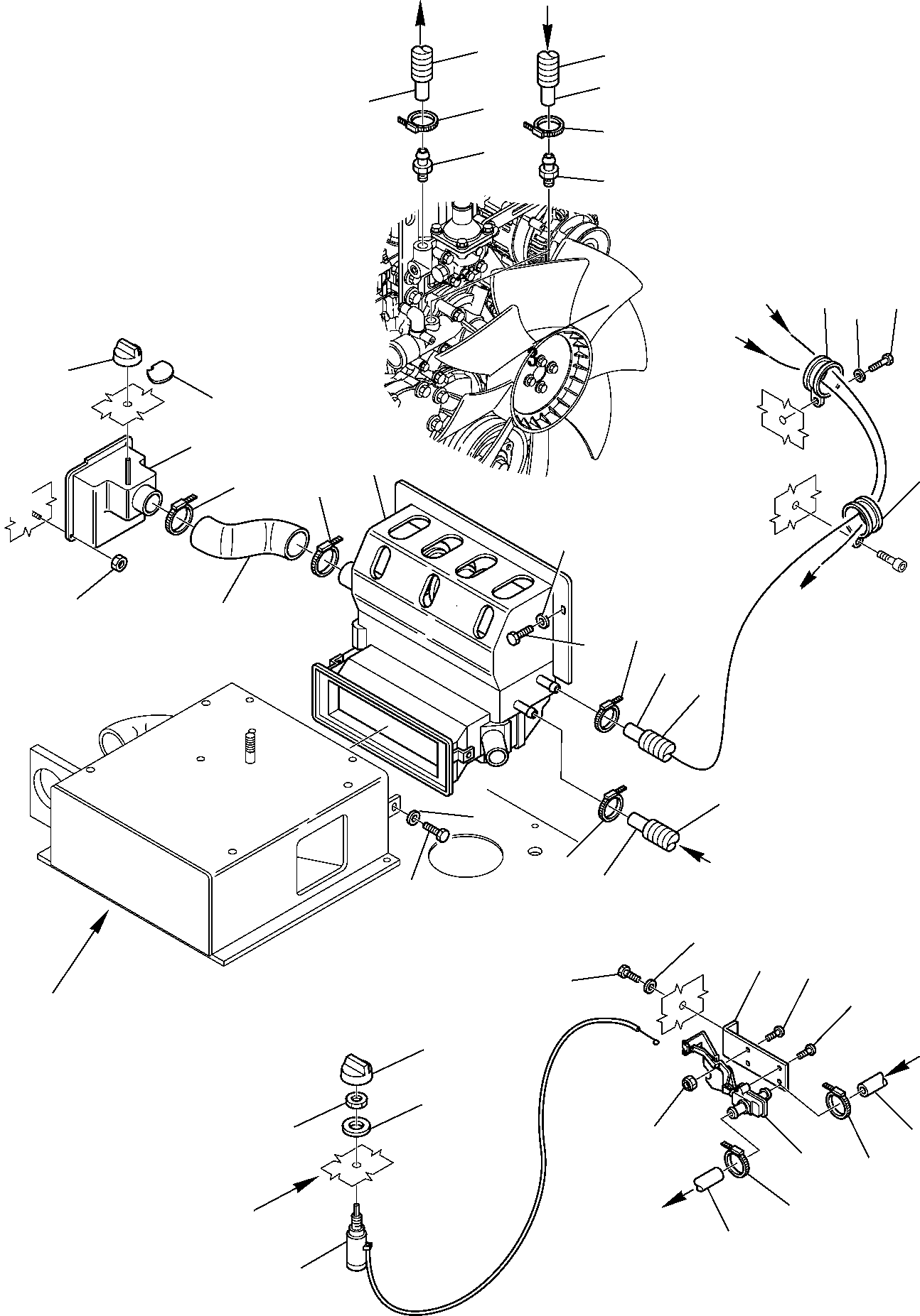 AIR CONDITIONING KIT, ENGINE LINE 42N-07-11260 KOMATSU