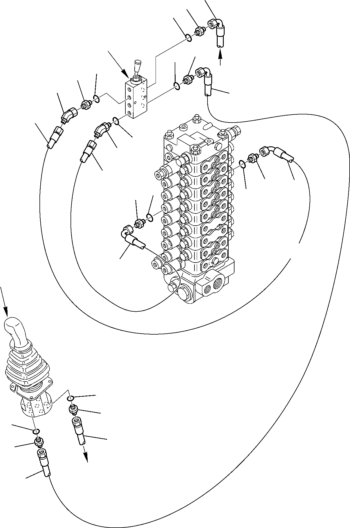 Соединительный штуцер 21D-09-52710 KOMATSU