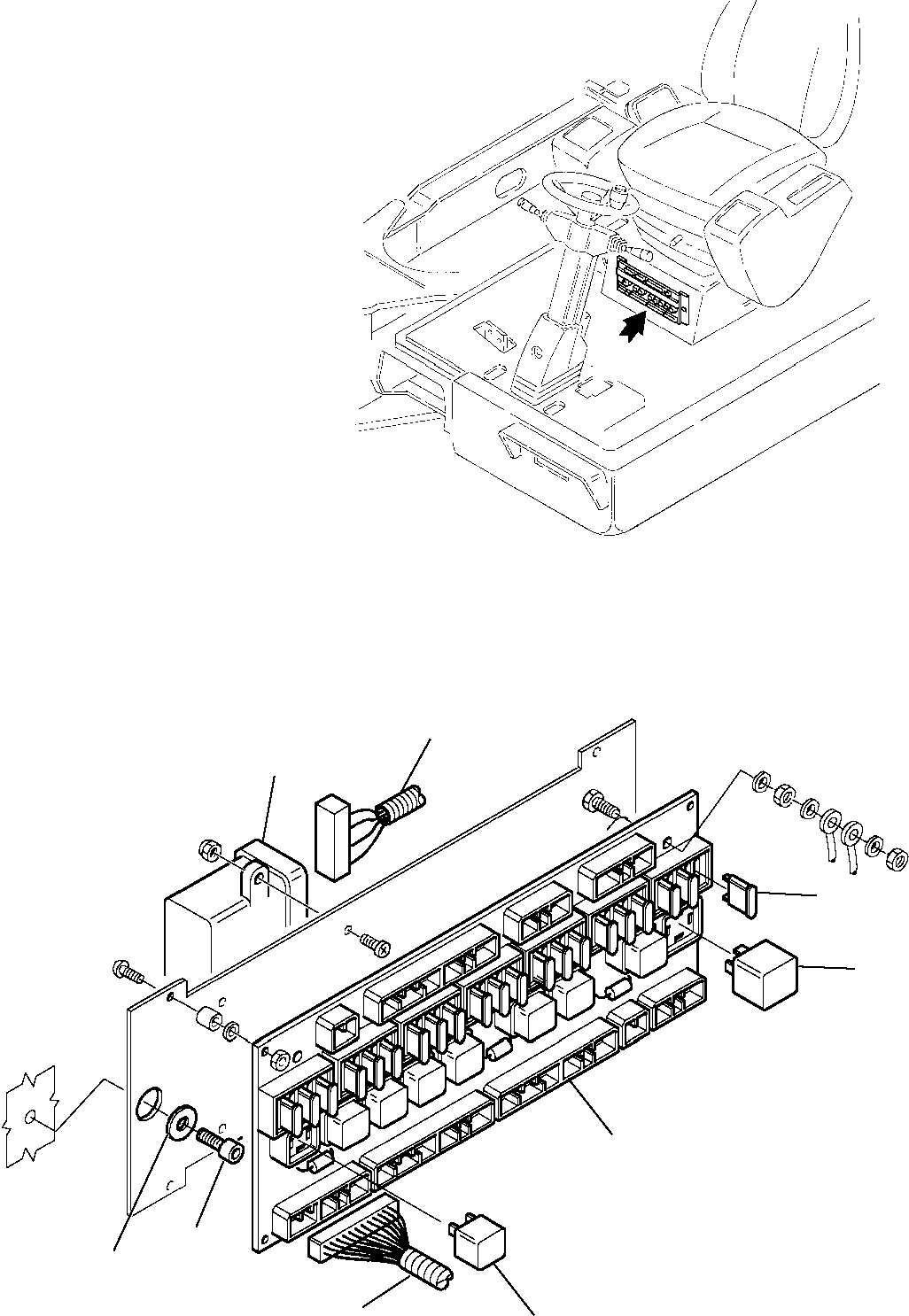 WIRING HARNESS, STEERING UNIT 22E-06-12330 KOMATSU