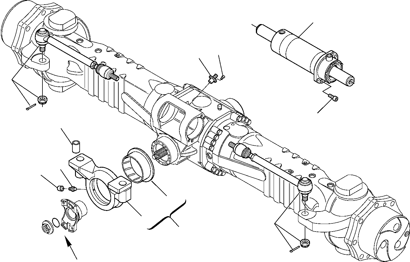 SUPPORT, ASSY. 22E-23-12480 KOMATSU