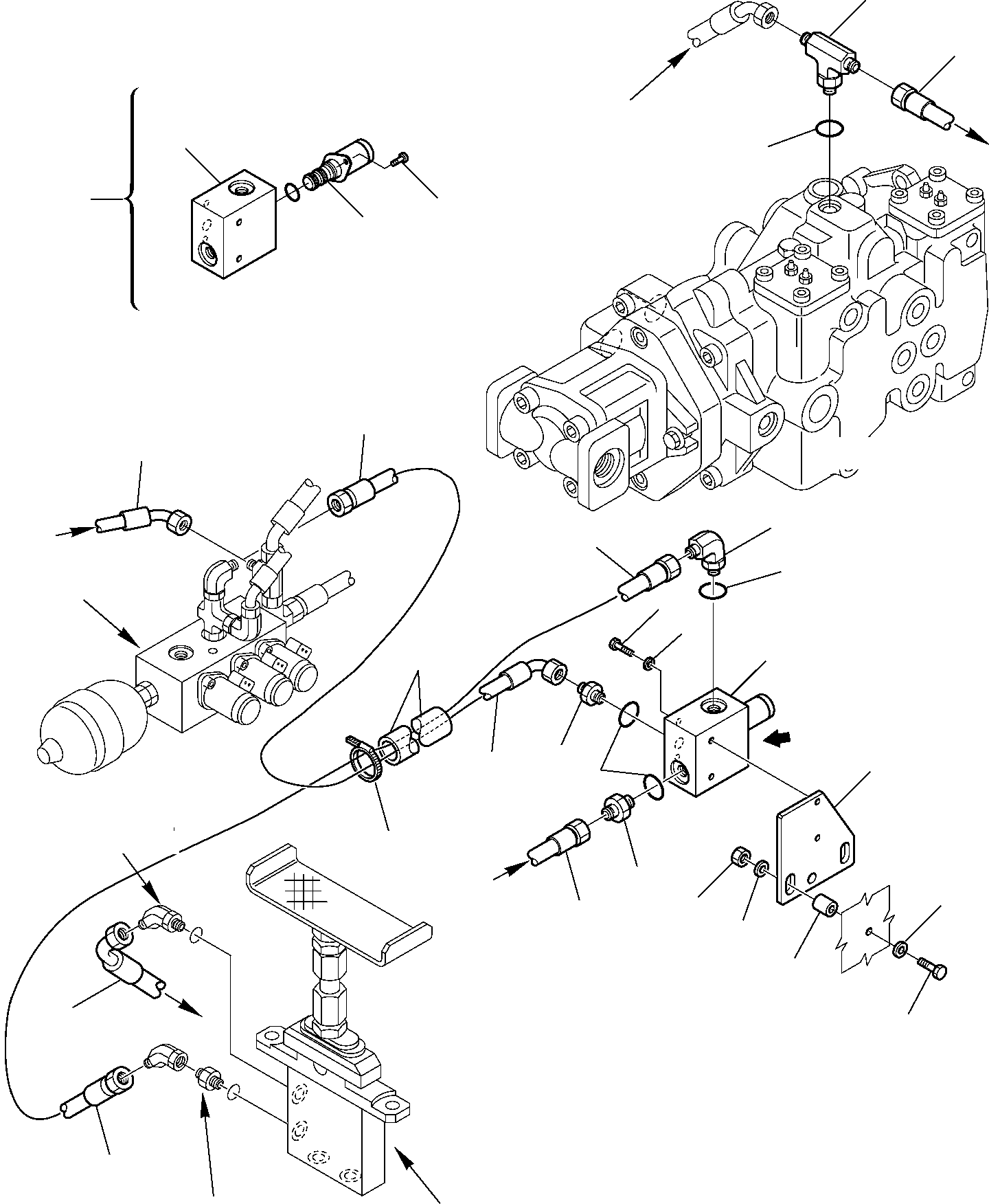 Шланг 37A-62-15720 KOMATSU