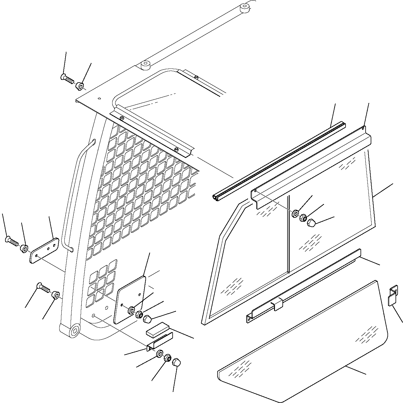 WINDOW, ASSEMBLY 37A-54-15620 KOMATSU