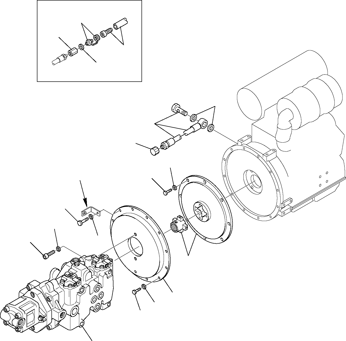 Крышка 37C-01-11510 KOMATSU
