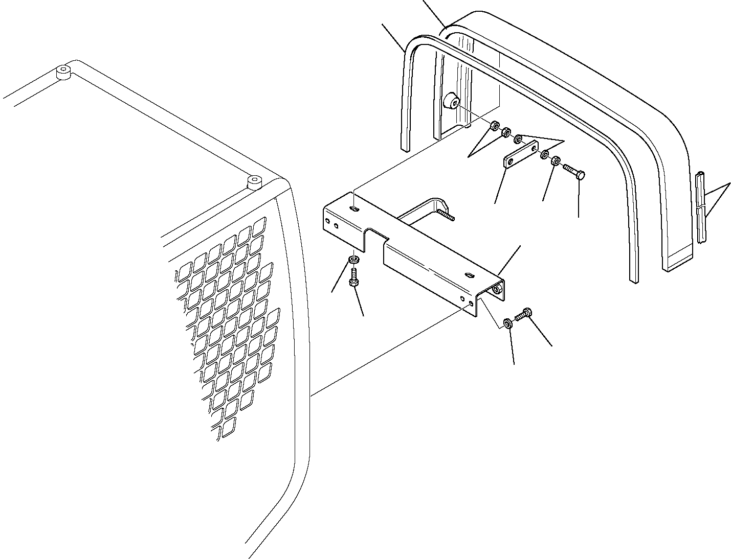 HOOD, FIXED 37C-54-11400 KOMATSU