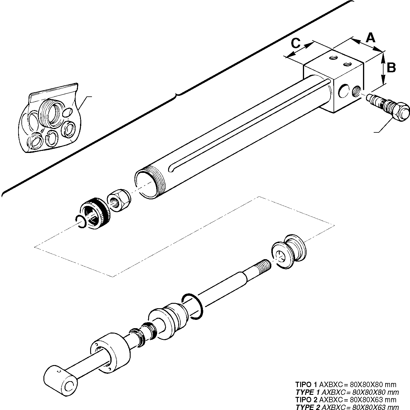 KIT, GASKET (TYPE 1) UE0000003 KOMATSU