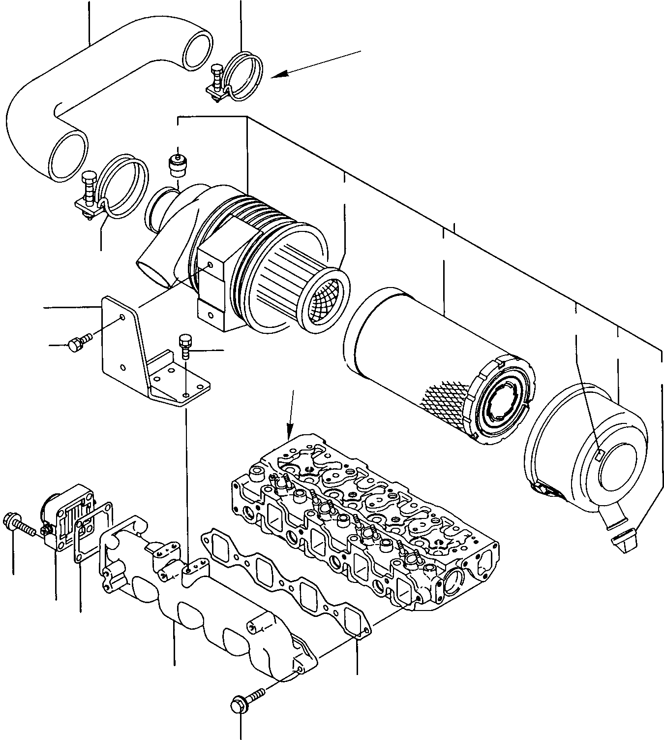 PIPE, SUCTION YM129609-12230 KOMATSU