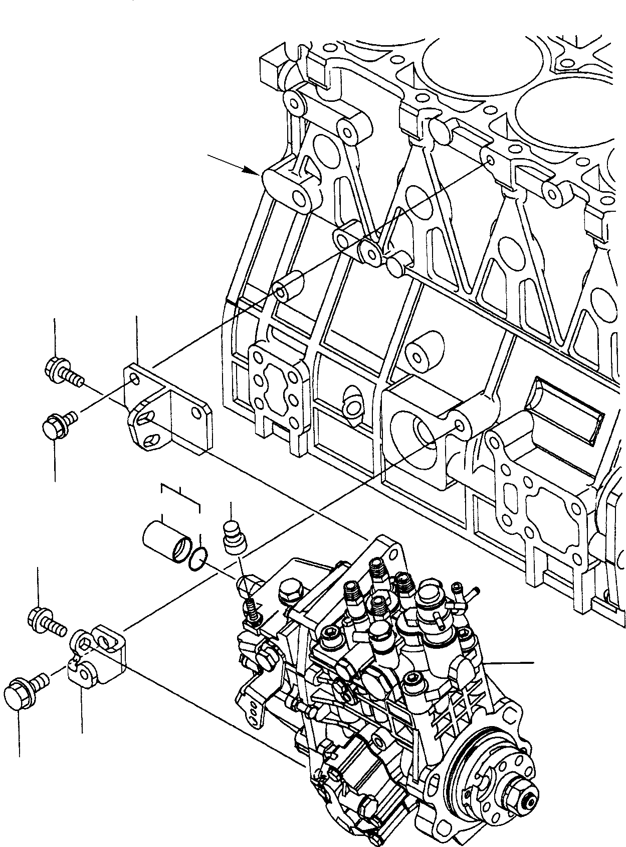 INJECTION PUMP, ASSEMBLY YM729935-51300 KOMATSU